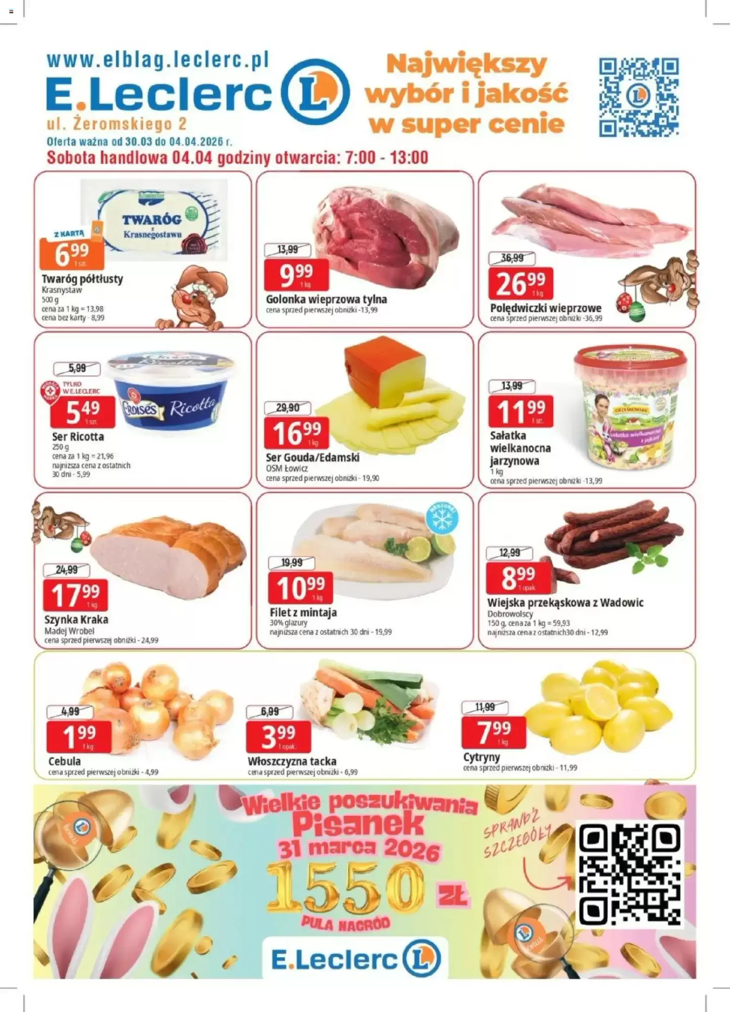 E.Leclerc Gazetka 30.03.2026 - 04.04.2026