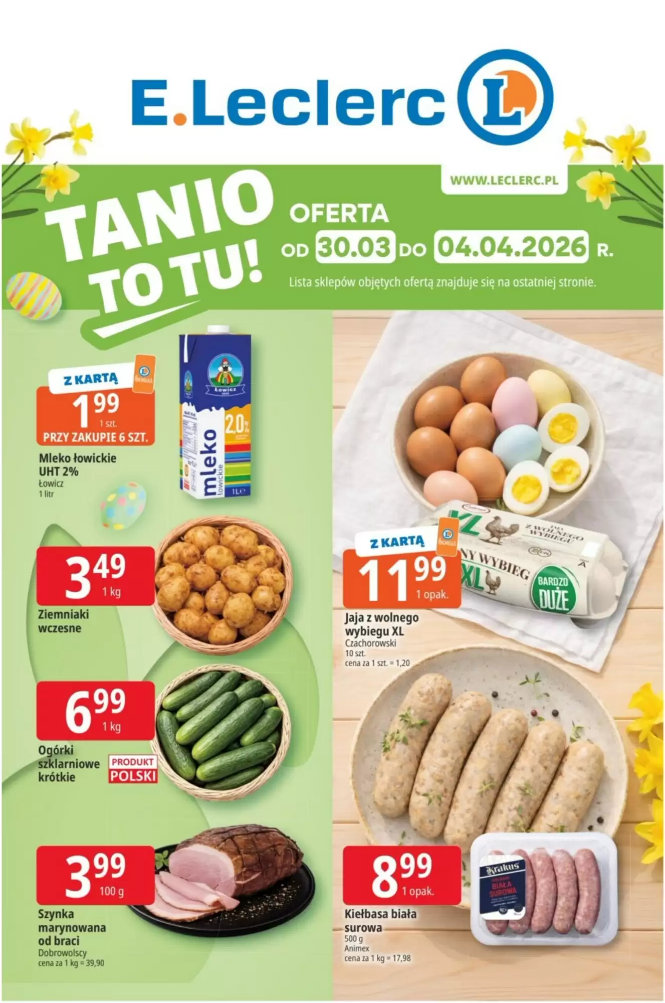 E.Leclerc Gazetka 30.03.2026 - 04.04.2026