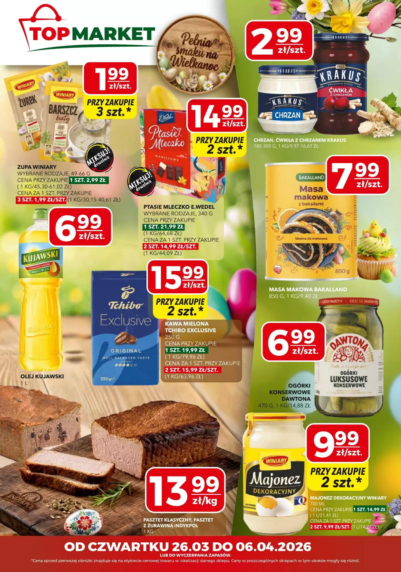 Top Market Gazetka 26.03.2026 - 06.04.2026