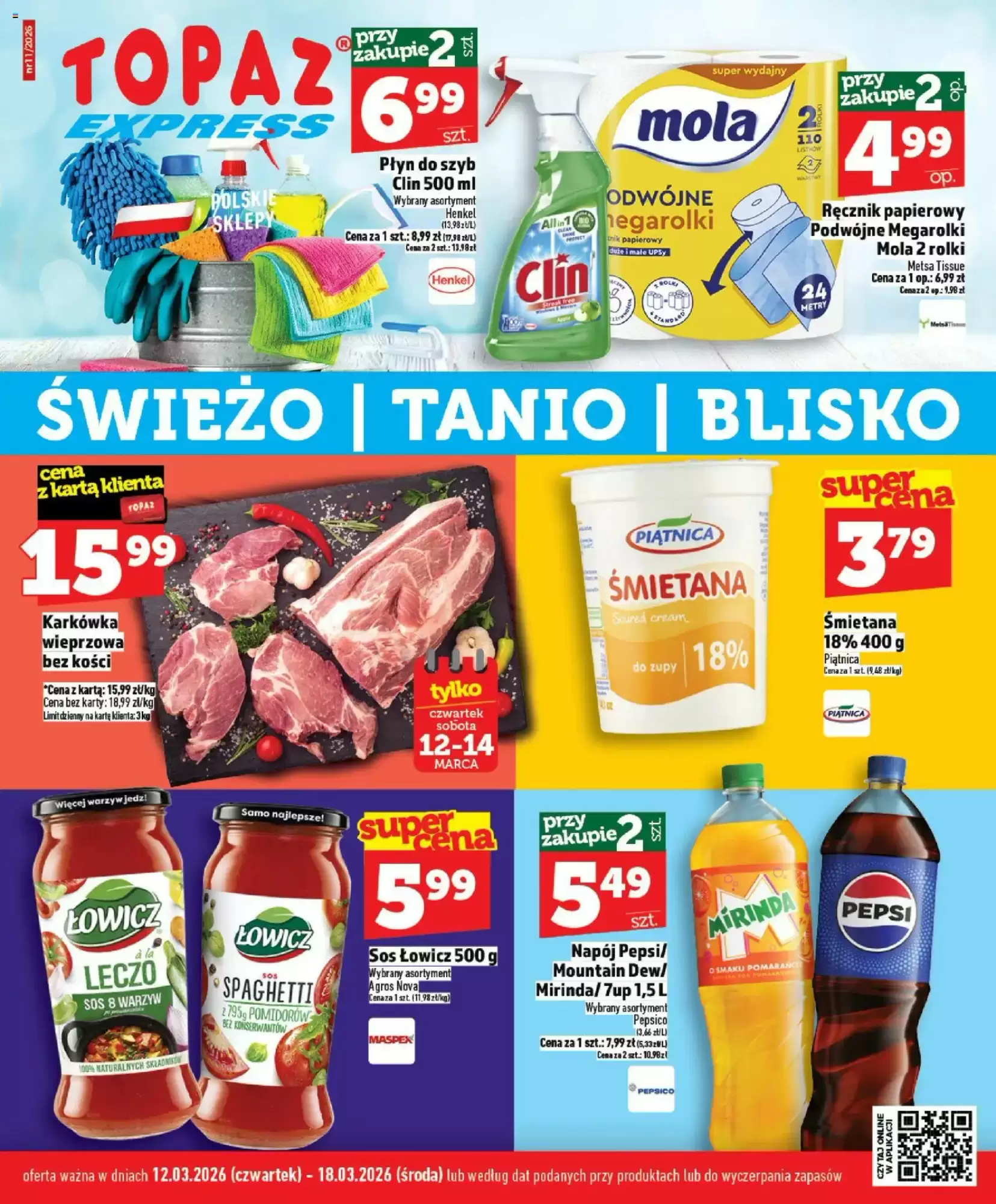 Topaz Gazetka 12.03.2026 - 18.03.2026