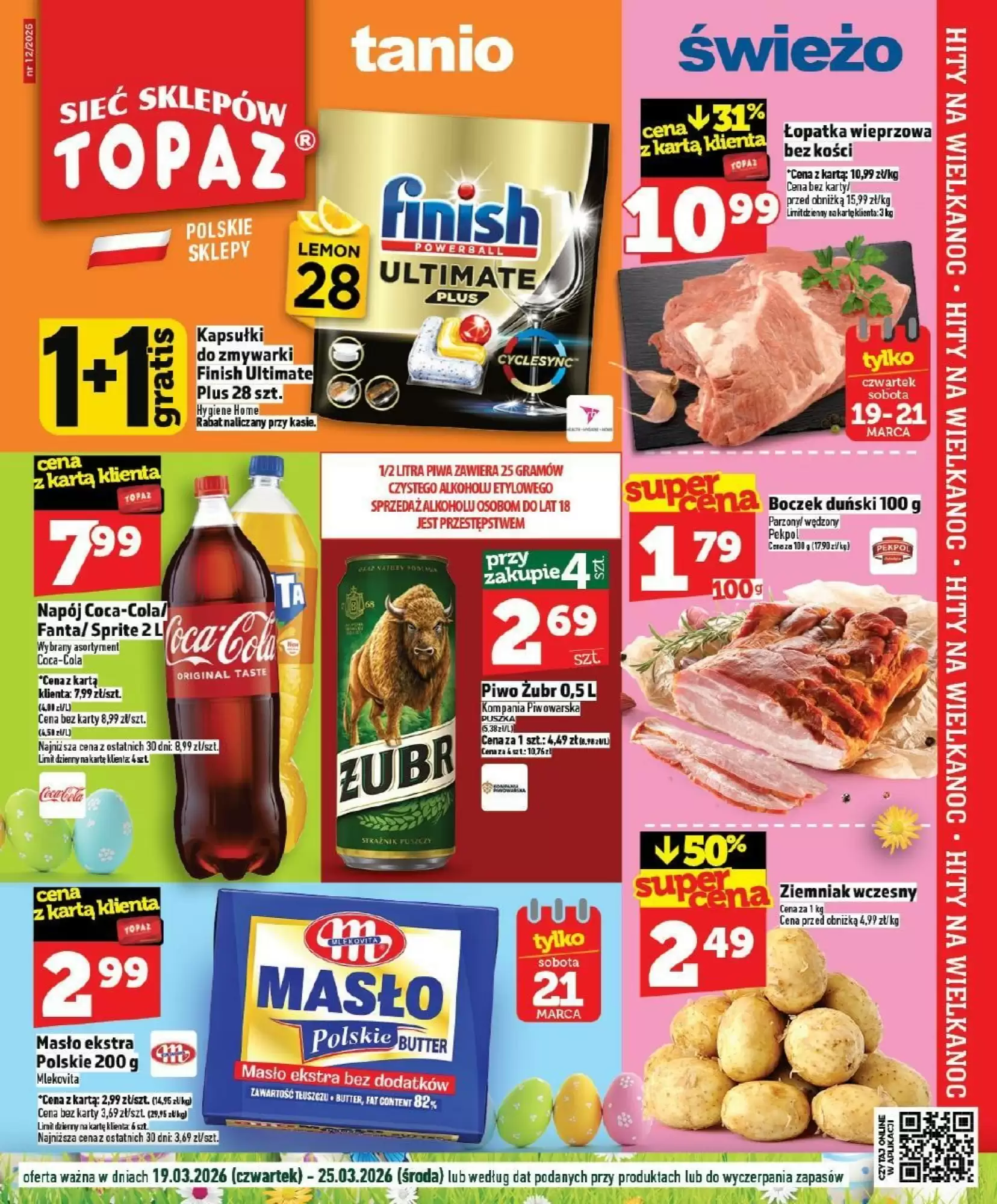 Topaz Gazetka 19.03.2026 - 25.03.2026