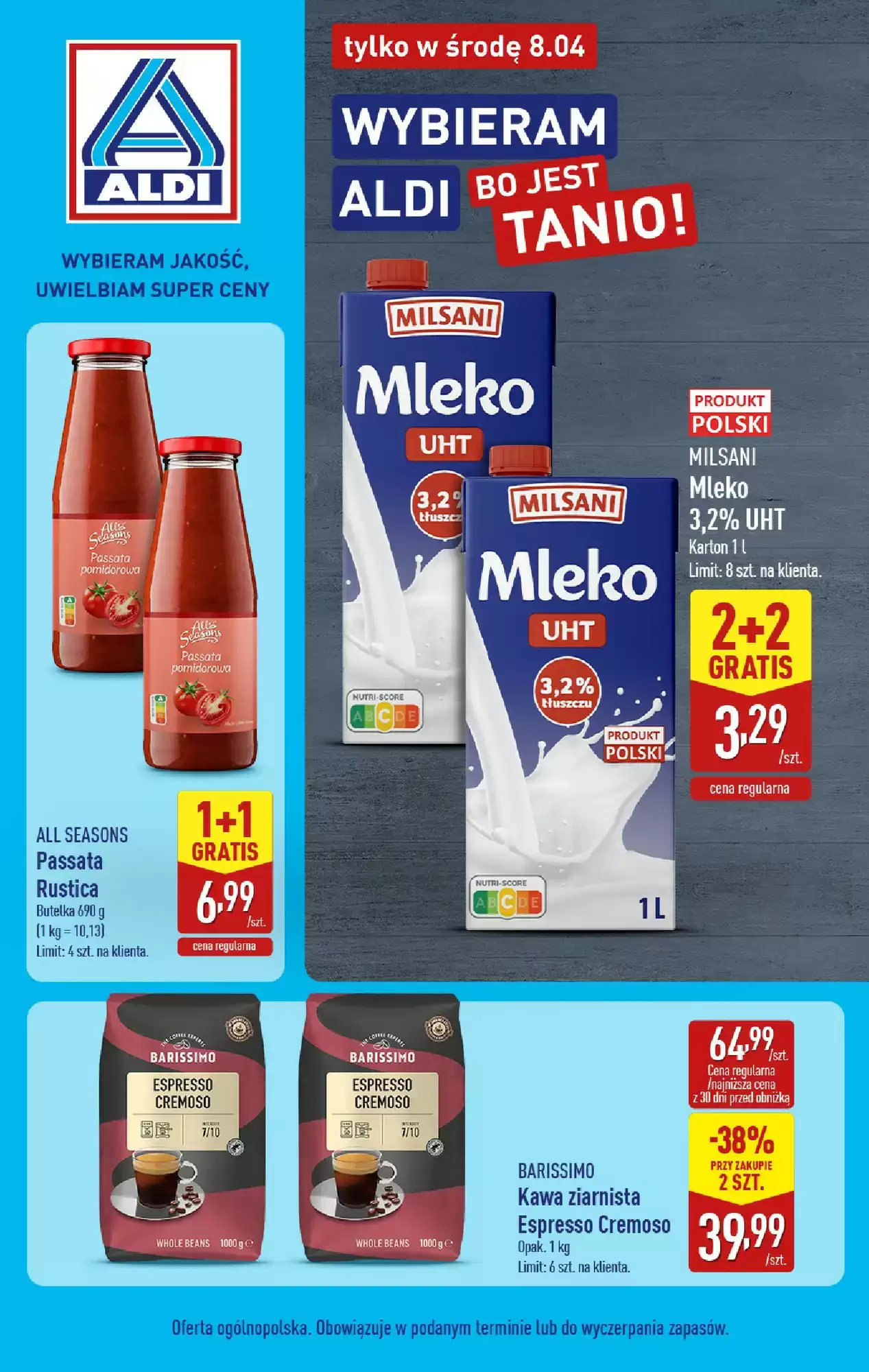 Aldi Gazetka 08.04.2026 - 08.04.2026