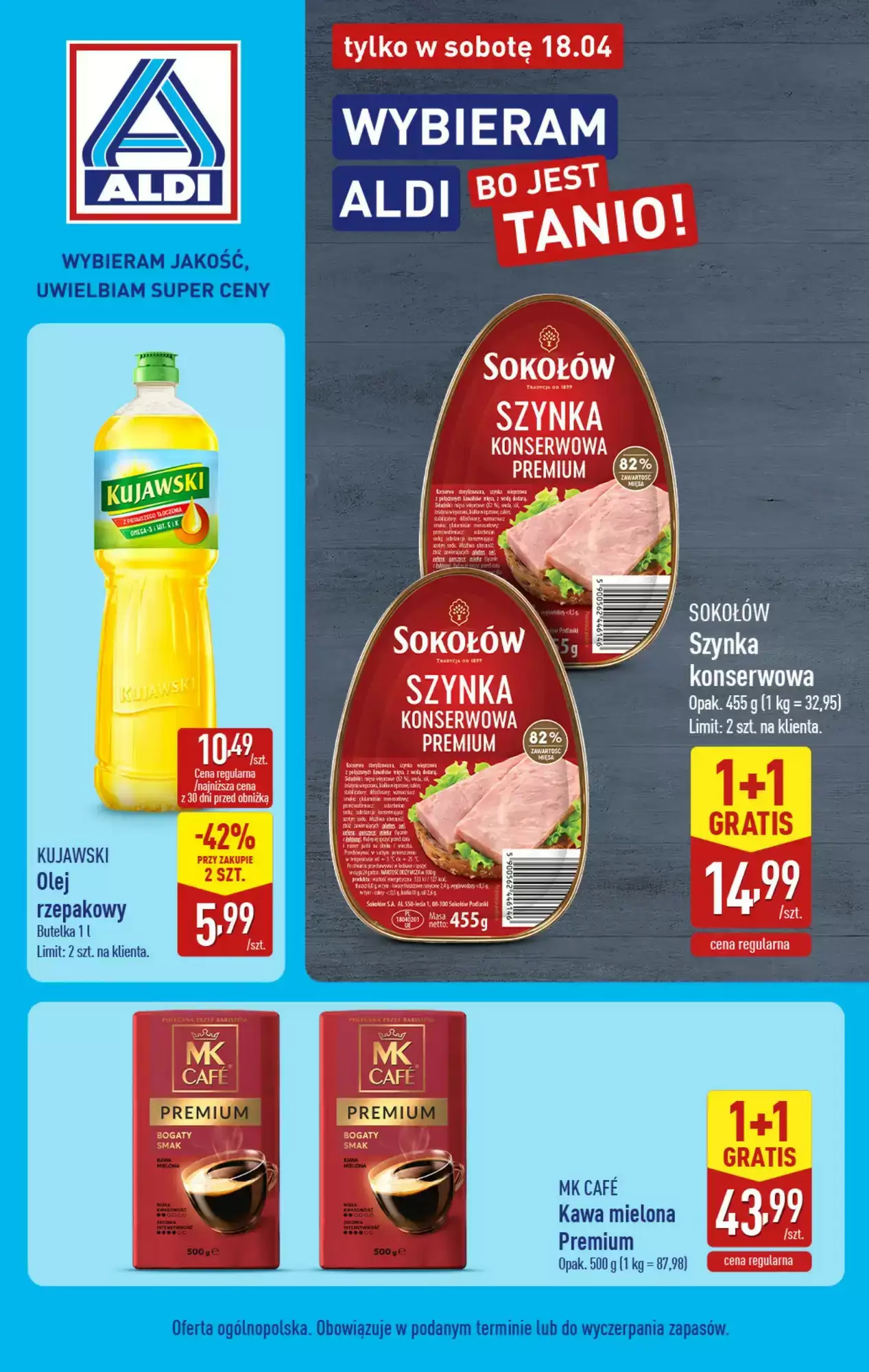Aldi Gazetka 18.04.2026 - 18.04.2026
