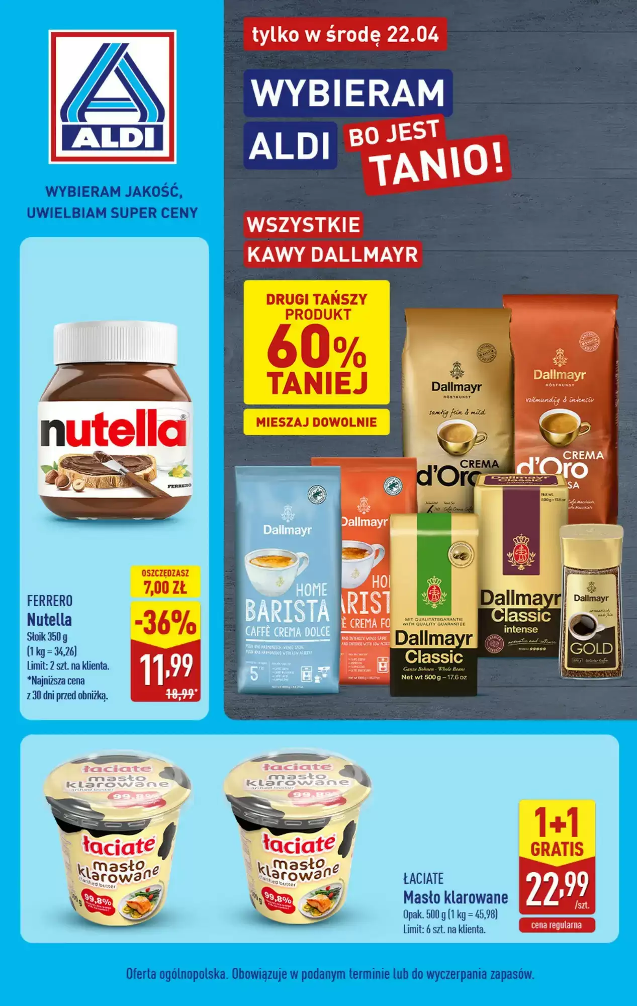 Aldi Gazetka 22.04.2026 - 22.04.2026