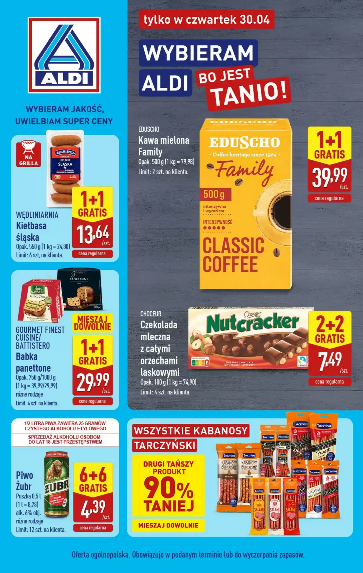 Aldi Gazetka 30.04.2026 - 30.04.2026