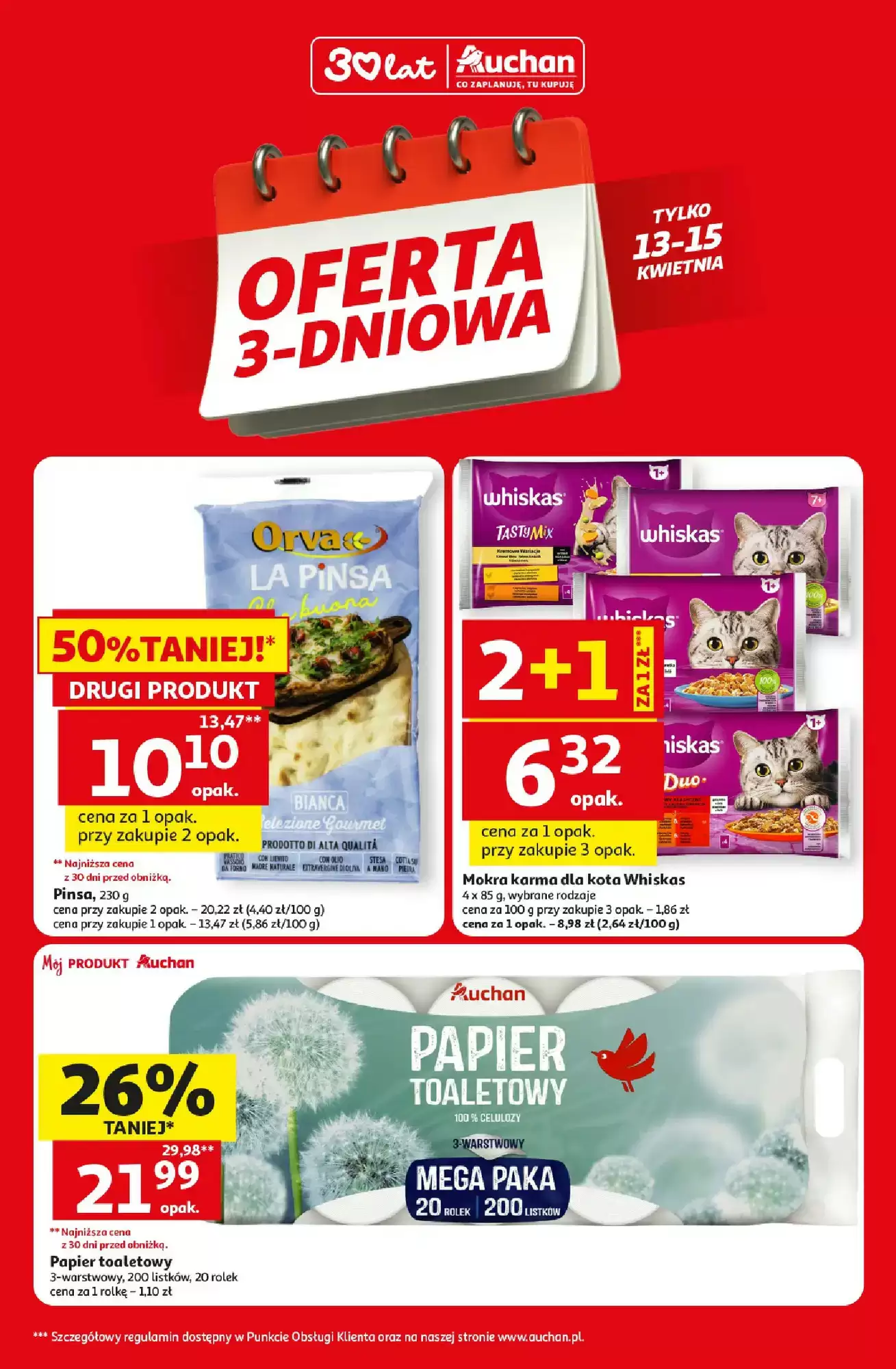 Auchan Gazetka 13.04.2026 - 15.04.2026