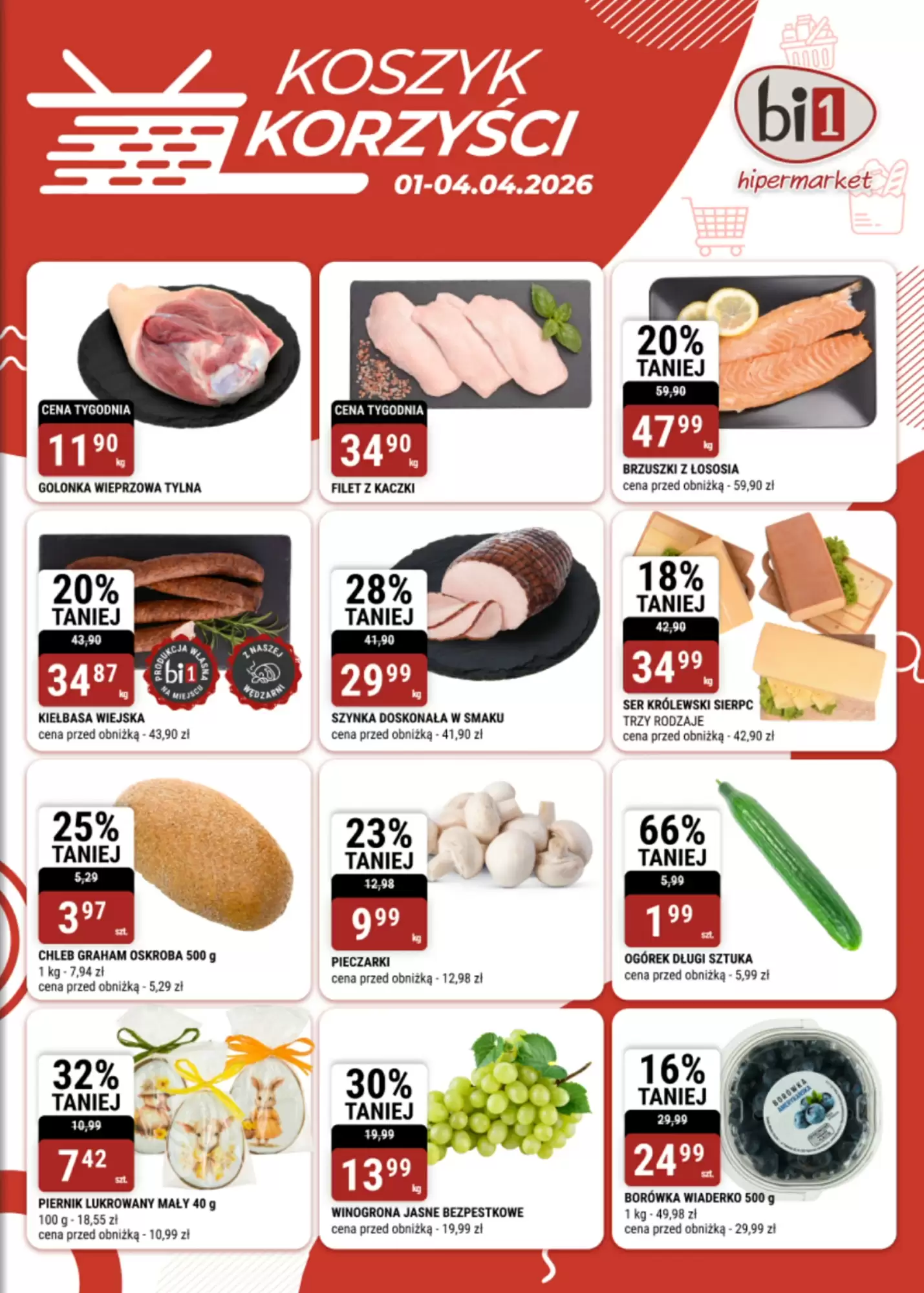 Bi1 Gazetka 01.04.2026 - 04.04.2026