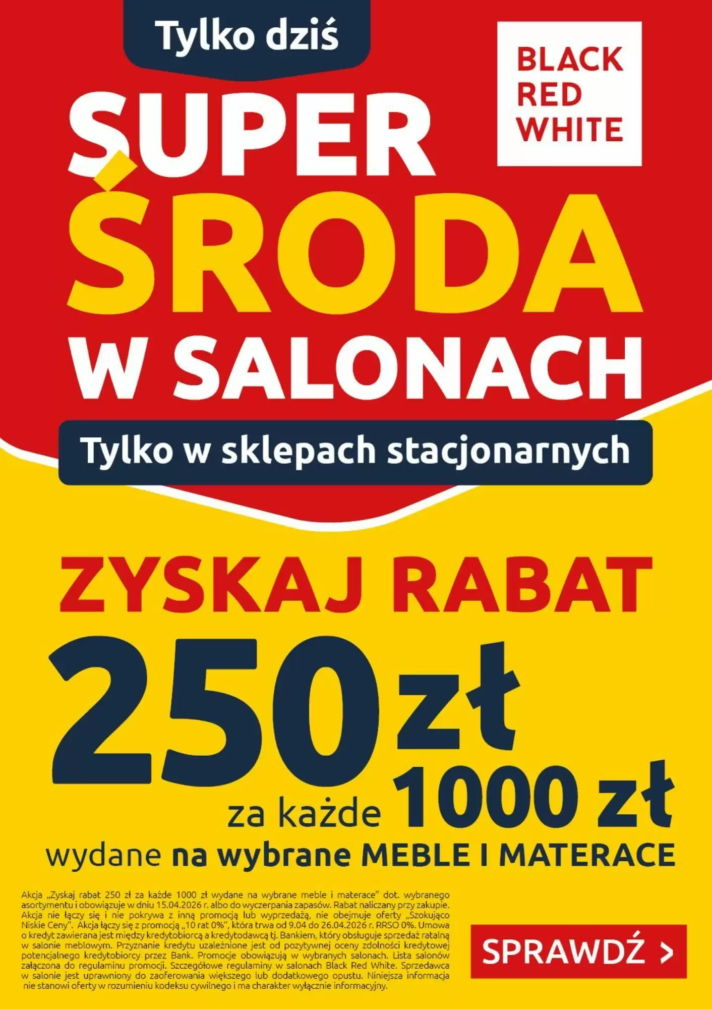 Black Red White Gazetka 15.04.2026 - 15.04.2026