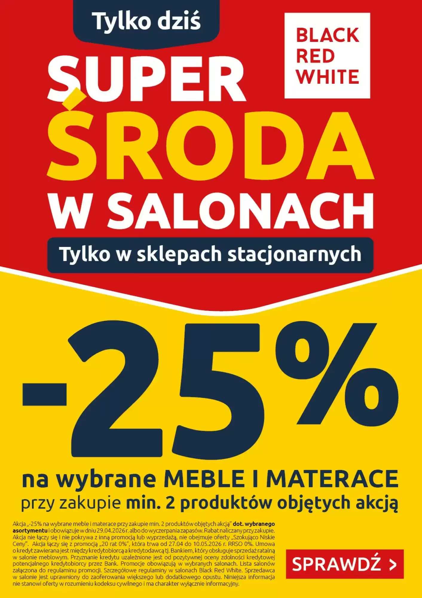 Black Red White Gazetka 29.04.2026 - 29.04.2026