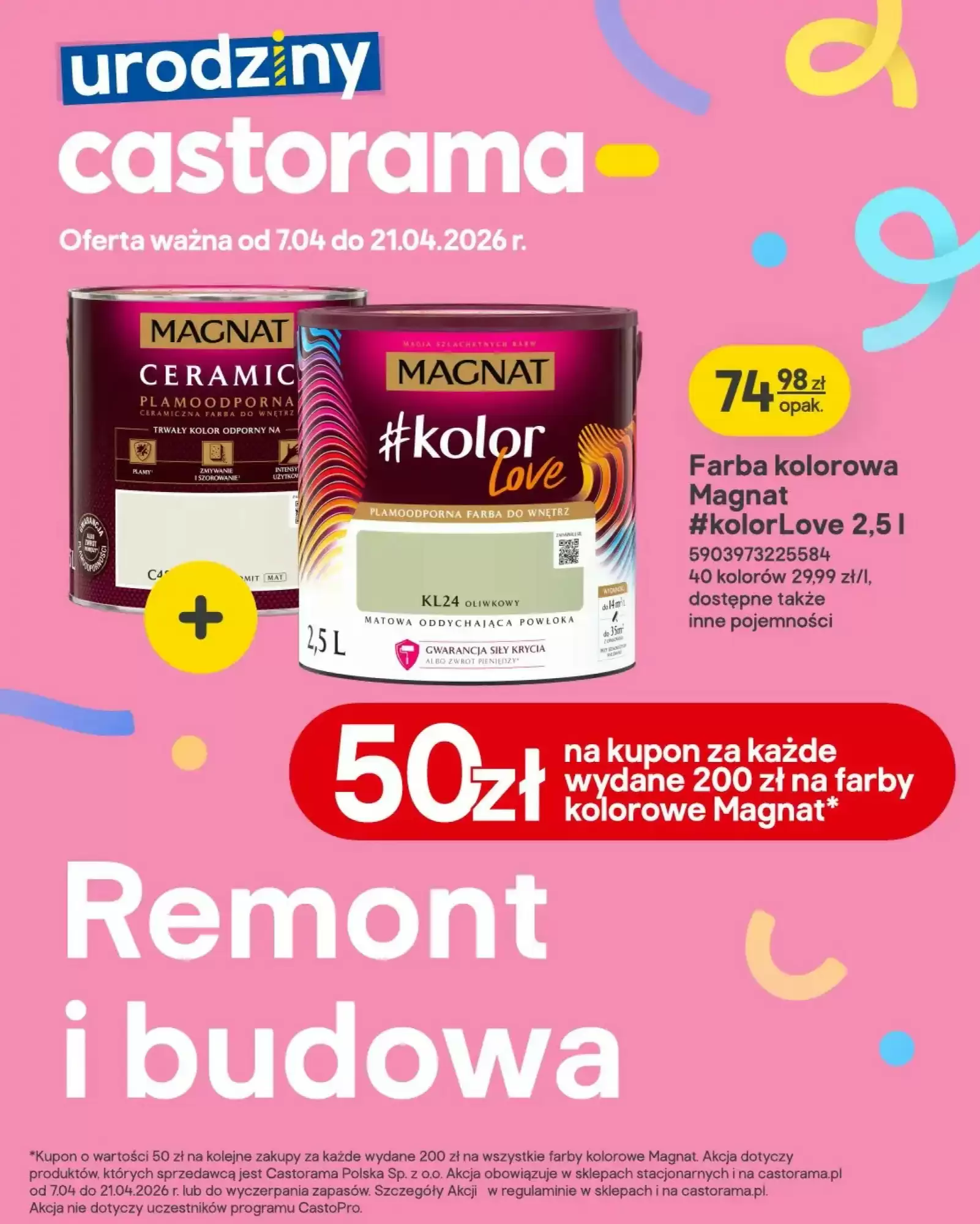 Castorama Gazetka 07.04.2026 - 21.04.2026