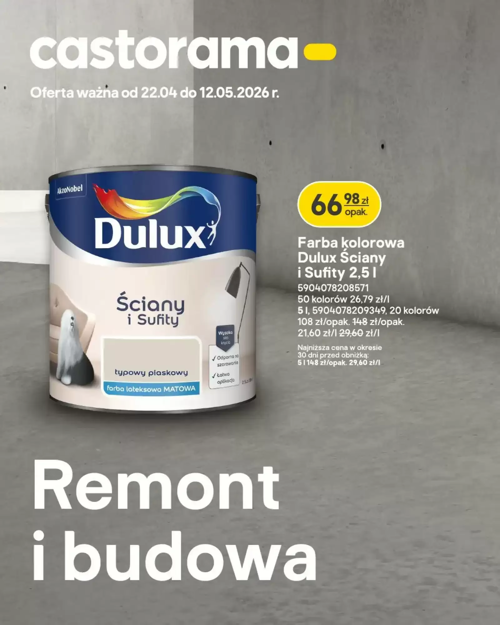 Castorama Gazetka 22.04.2026 - 12.05.2026