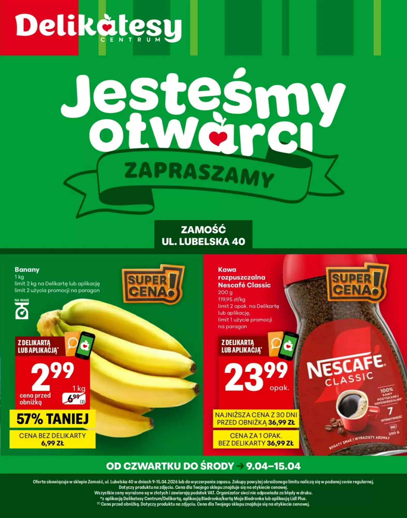 Delikatesy Centrum Gazetka 09.04.2026 - 15.04.2026