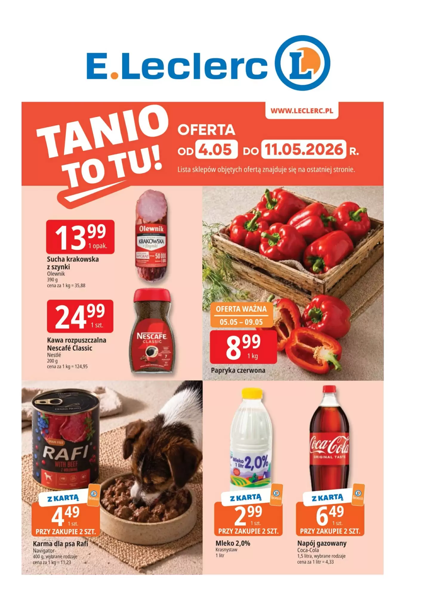 E.Leclerc Gazetka 04.05.2026 - 11.05.2026
