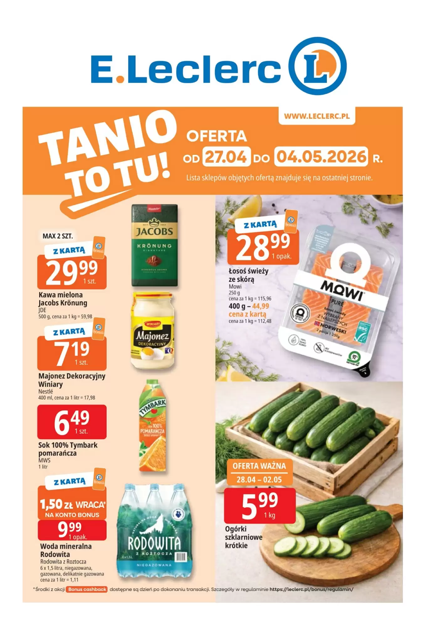 E.Leclerc Gazetka 27.04.2026 - 04.05.2026