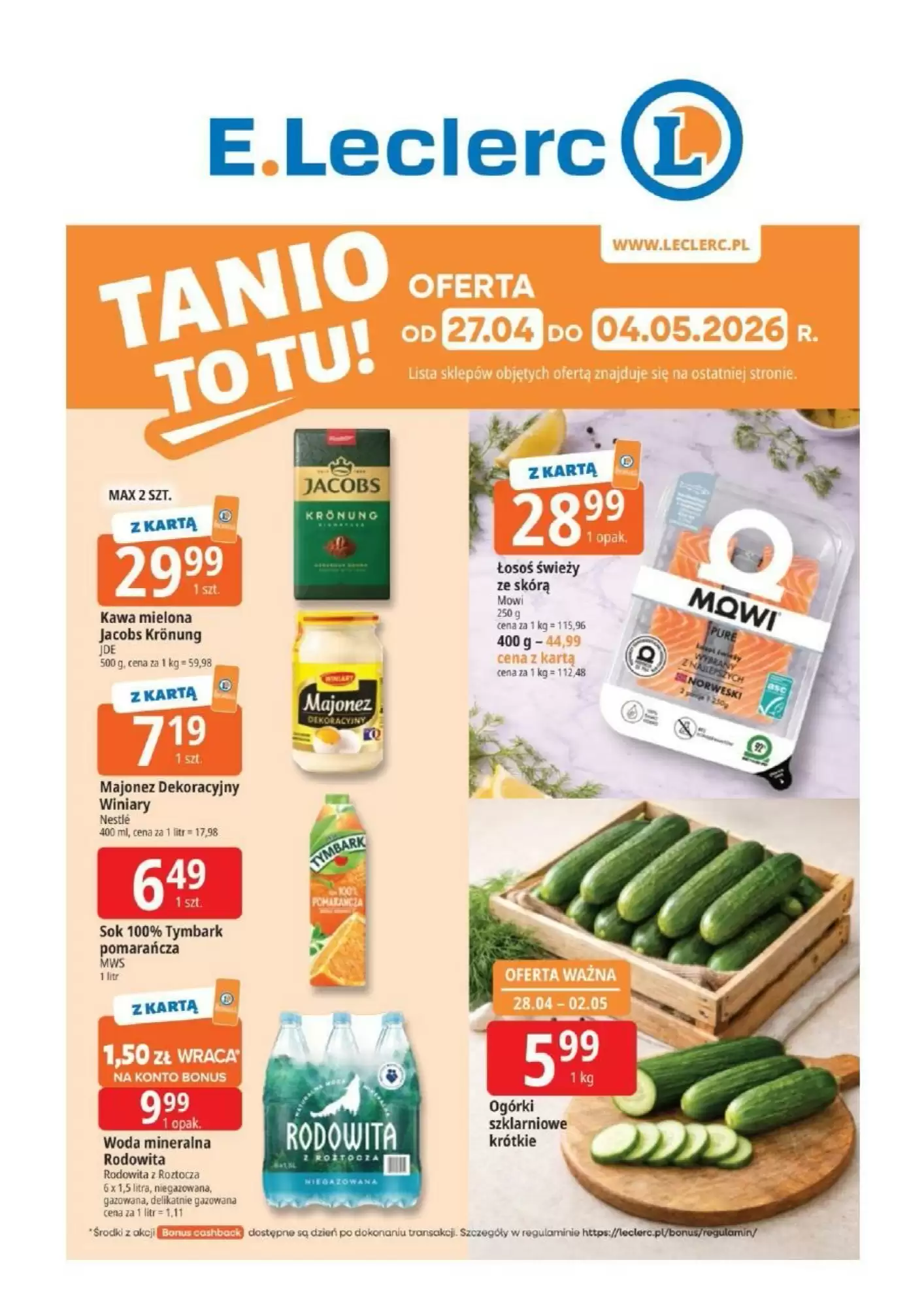 E.Leclerc Gazetka 27.04.2026 - 04.05.2026