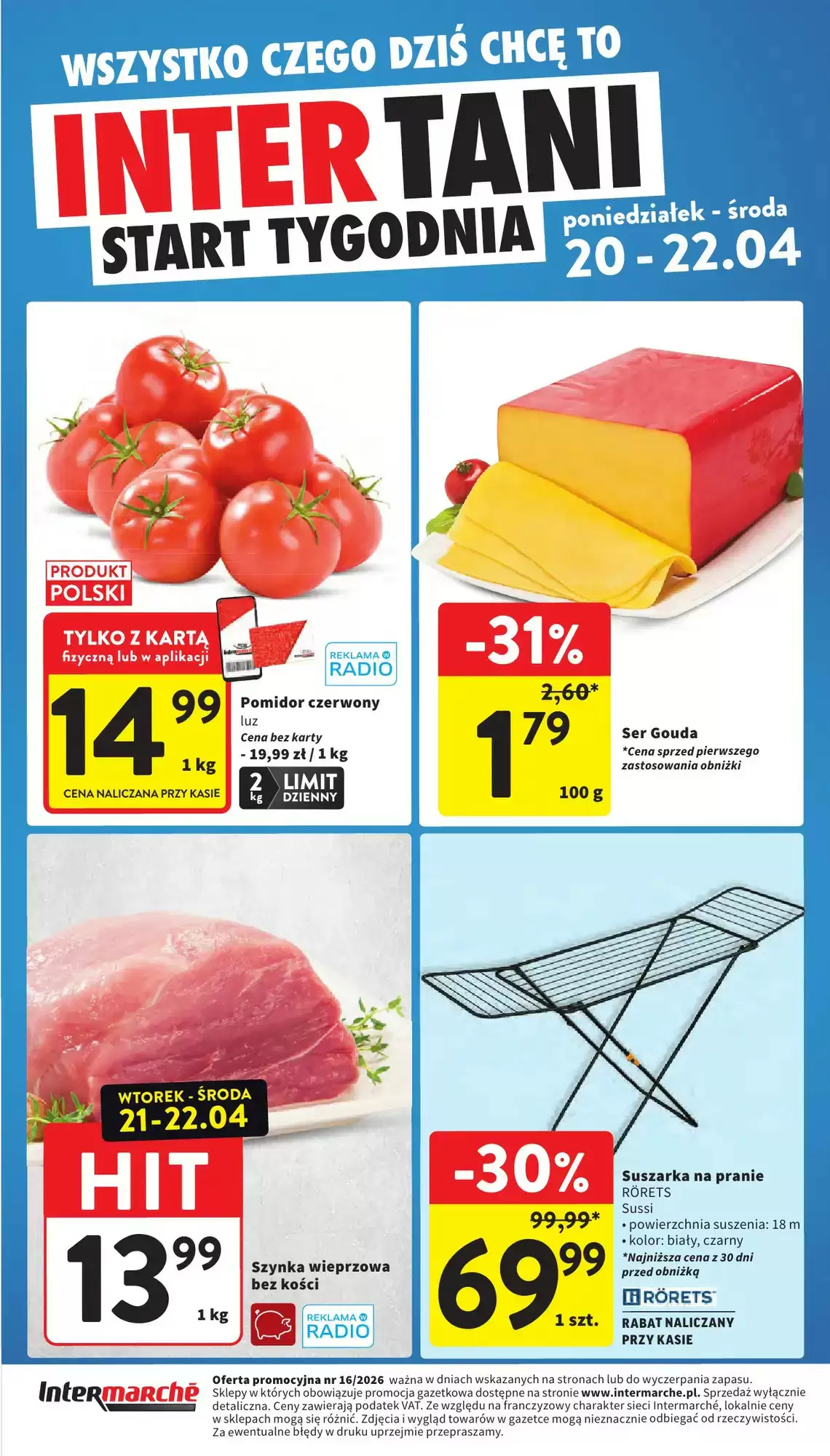 Intermarche Gazetka 20.04.2026 - 22.04.2026