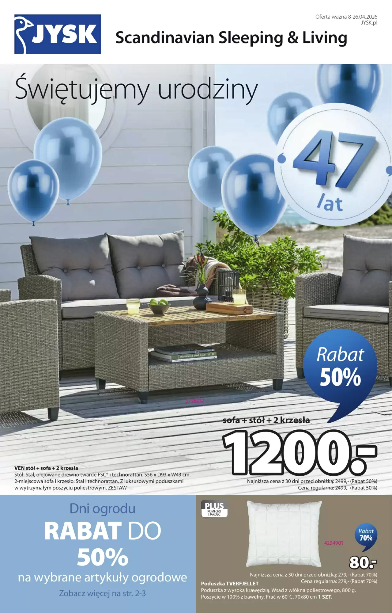 Jysk Gazetka 08.04.2026 - 26.04.2026