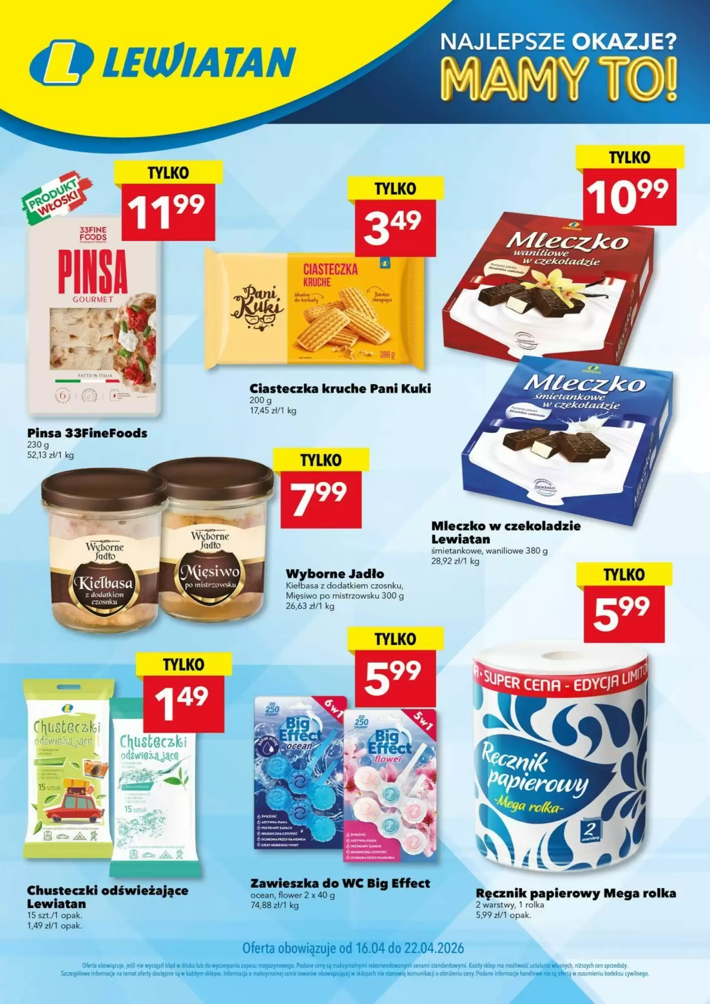 Lewiatan Gazetka 16.04.2026 - 22.04.2026