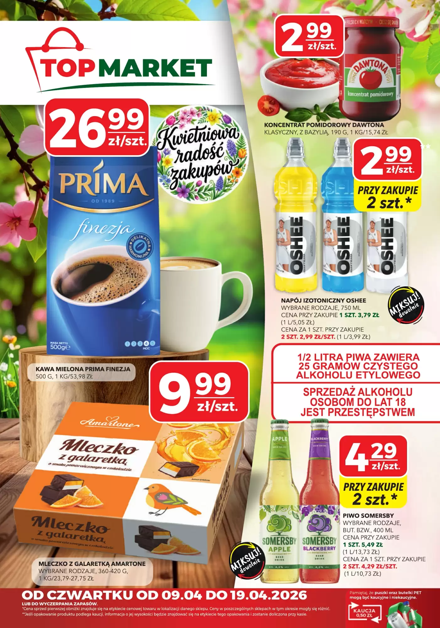 Top Market Gazetka 09.04.2026 - 19.04.2026