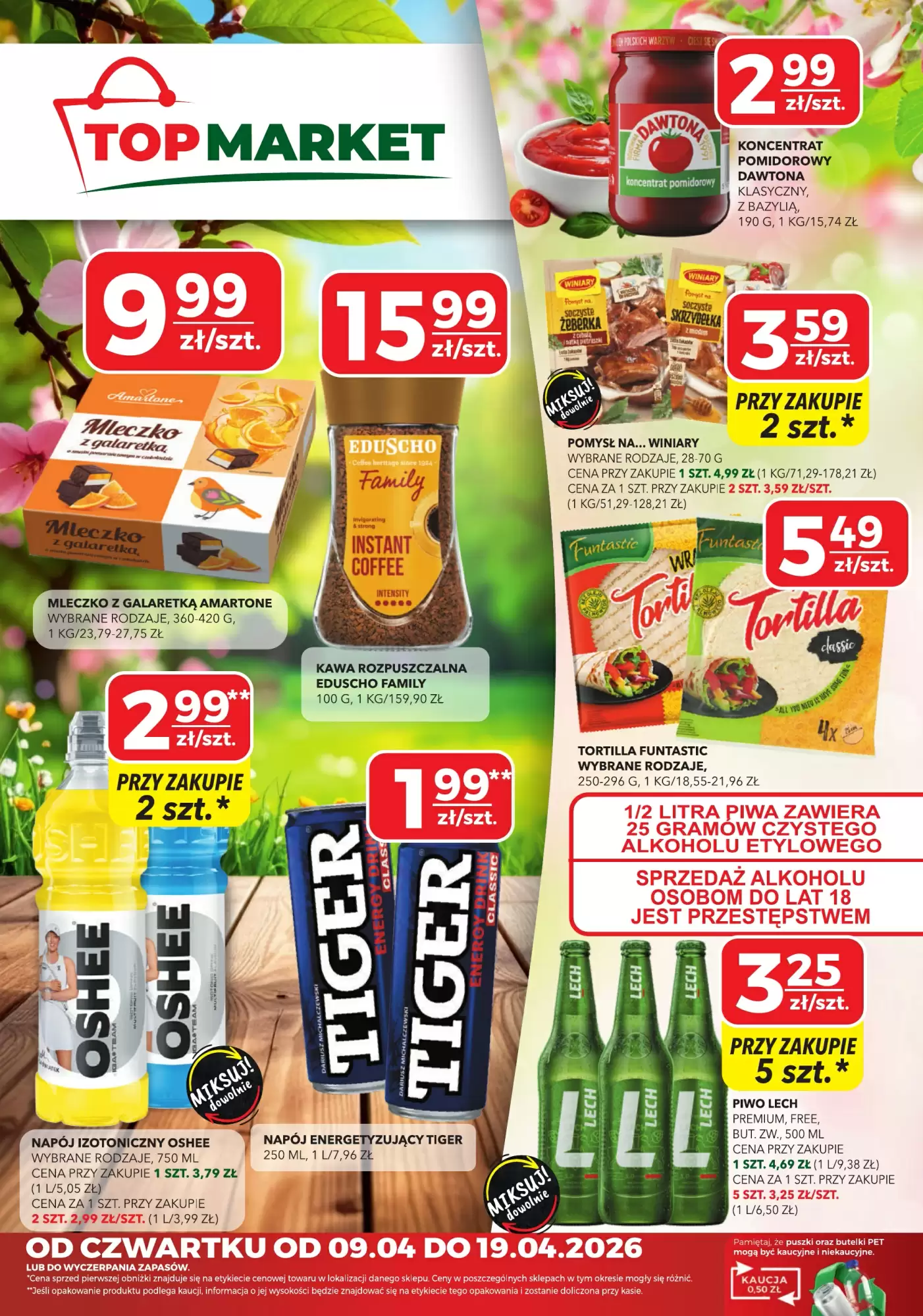 Top Market Gazetka 09.04.2026 - 19.04.2026