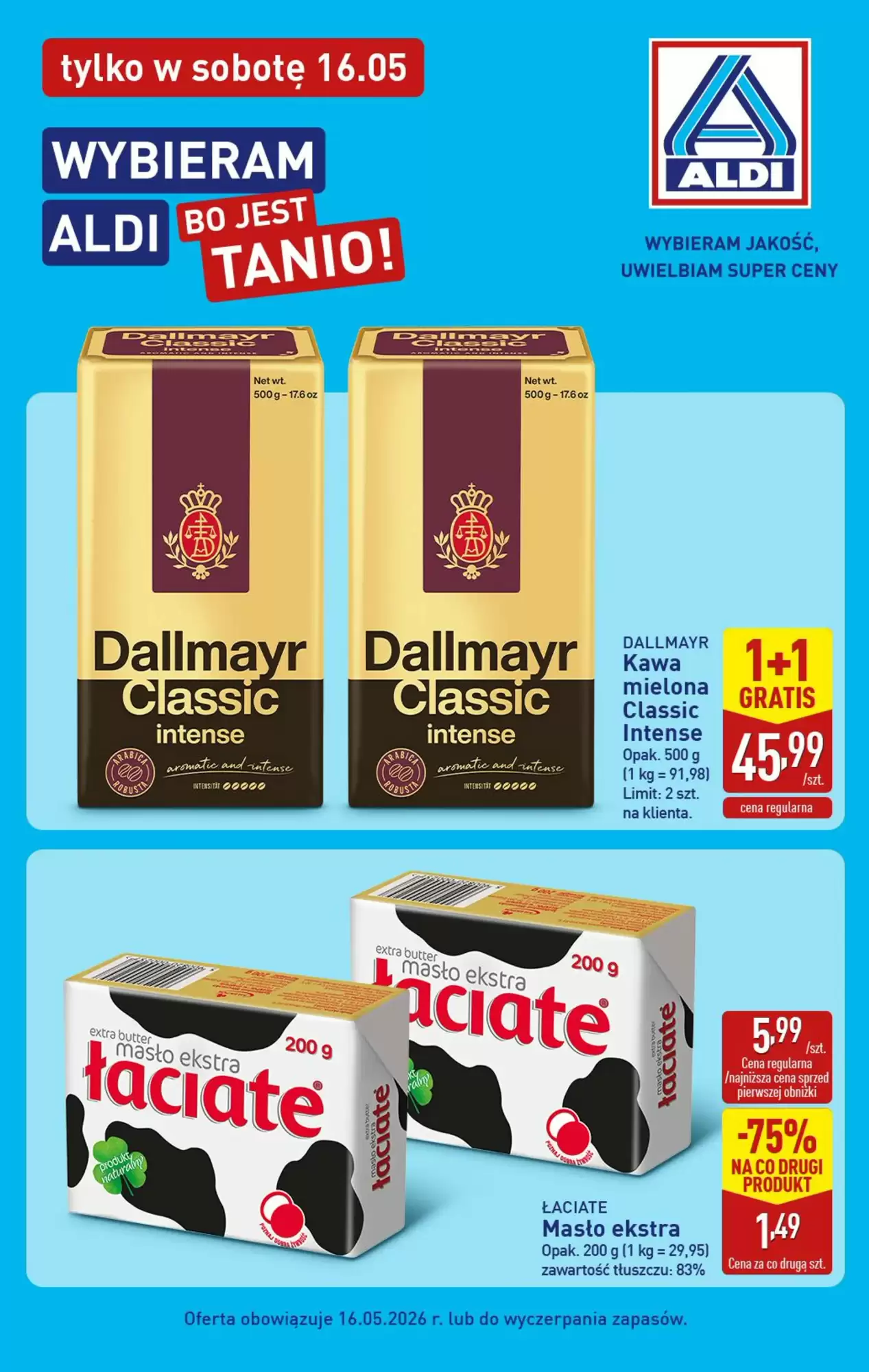 Aldi Gazetka 16.05.2026 - 16.05.2026