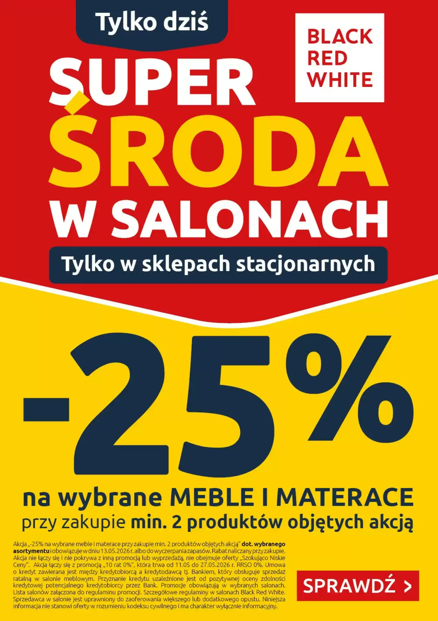 Black Red White Gazetka 13.05.2026 - 13.05.2026