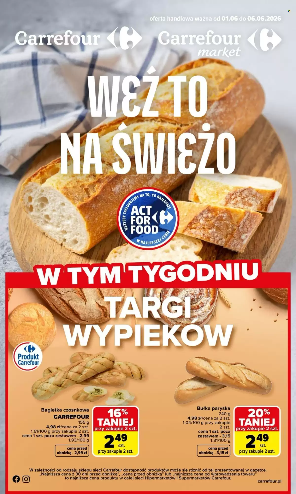 Carrefour Gazetka 01.06.2026 - 06.06.2026