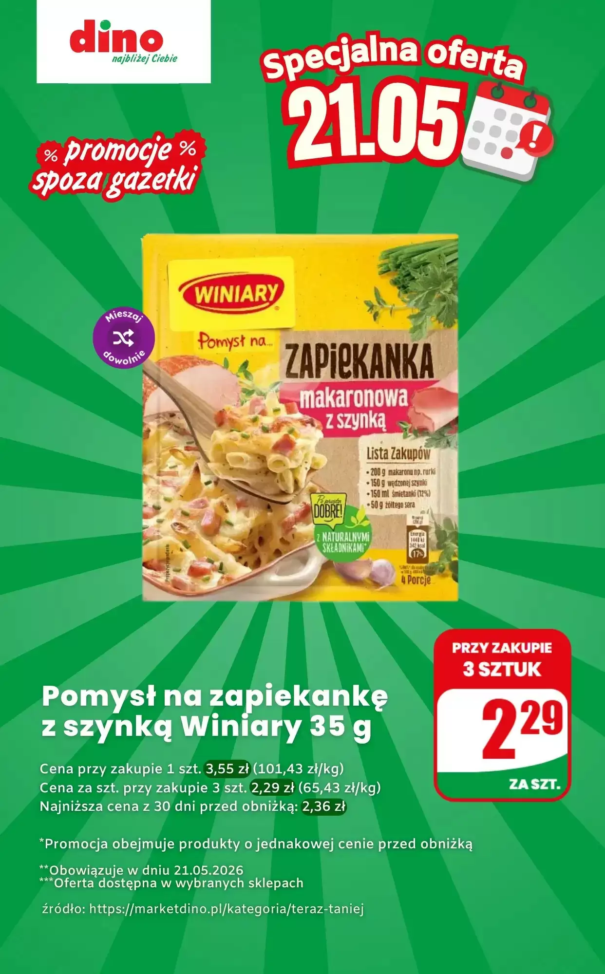 Dino Gazetka 21.05.2026 - 21.05.2026