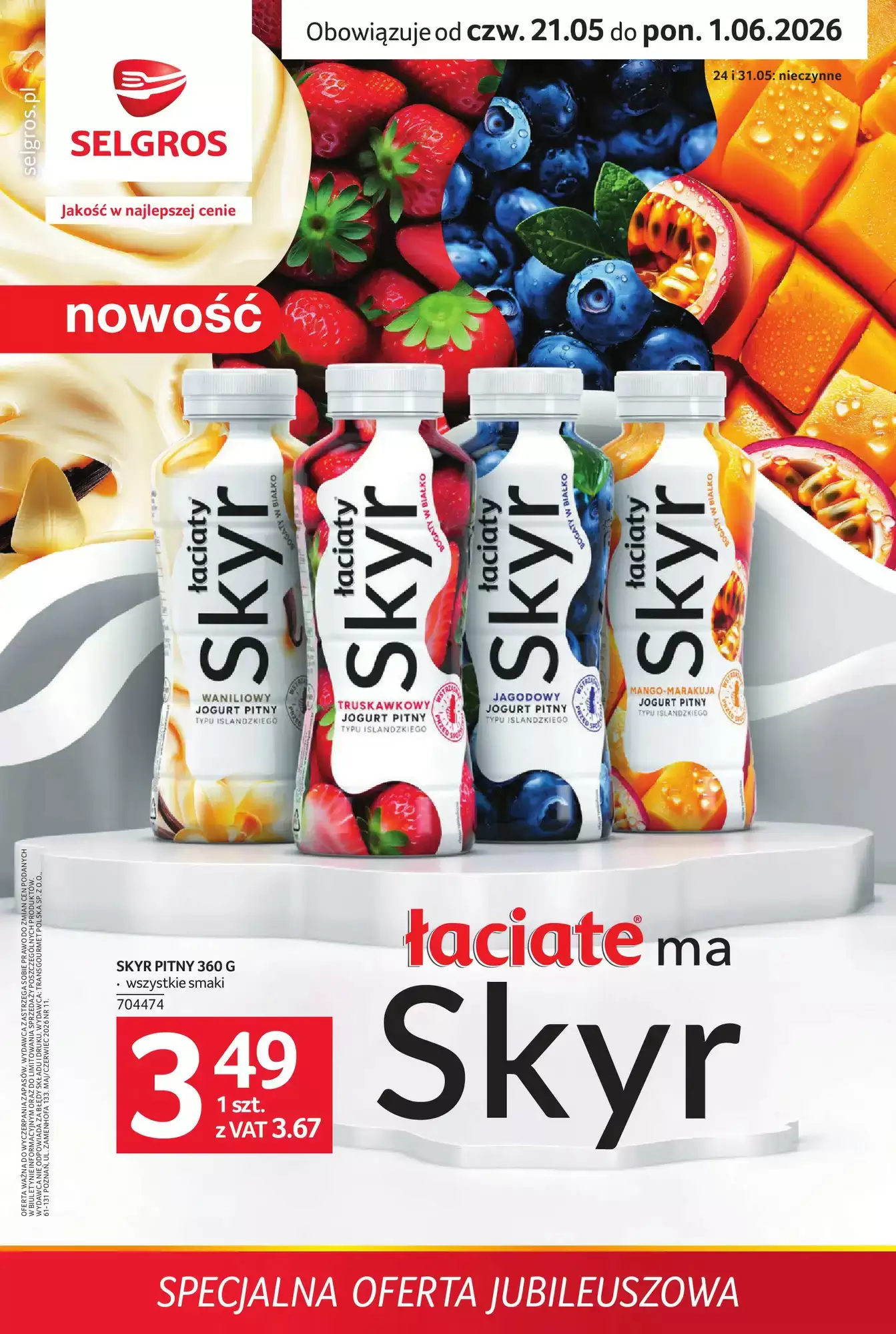 Selgros Gazetka 21.05.2026 - 01.06.2026