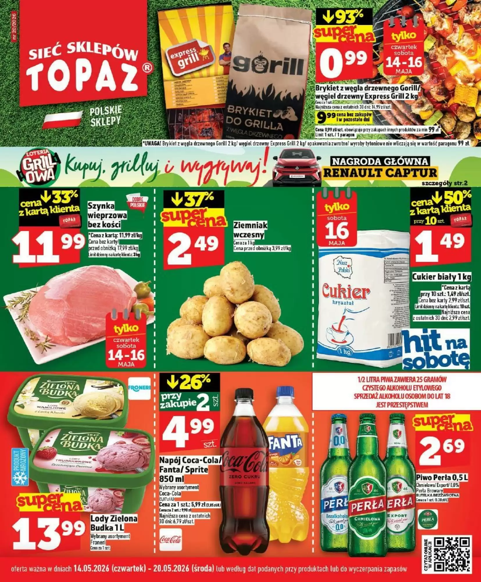 Topaz Gazetka 14.05.2026 - 20.05.2026