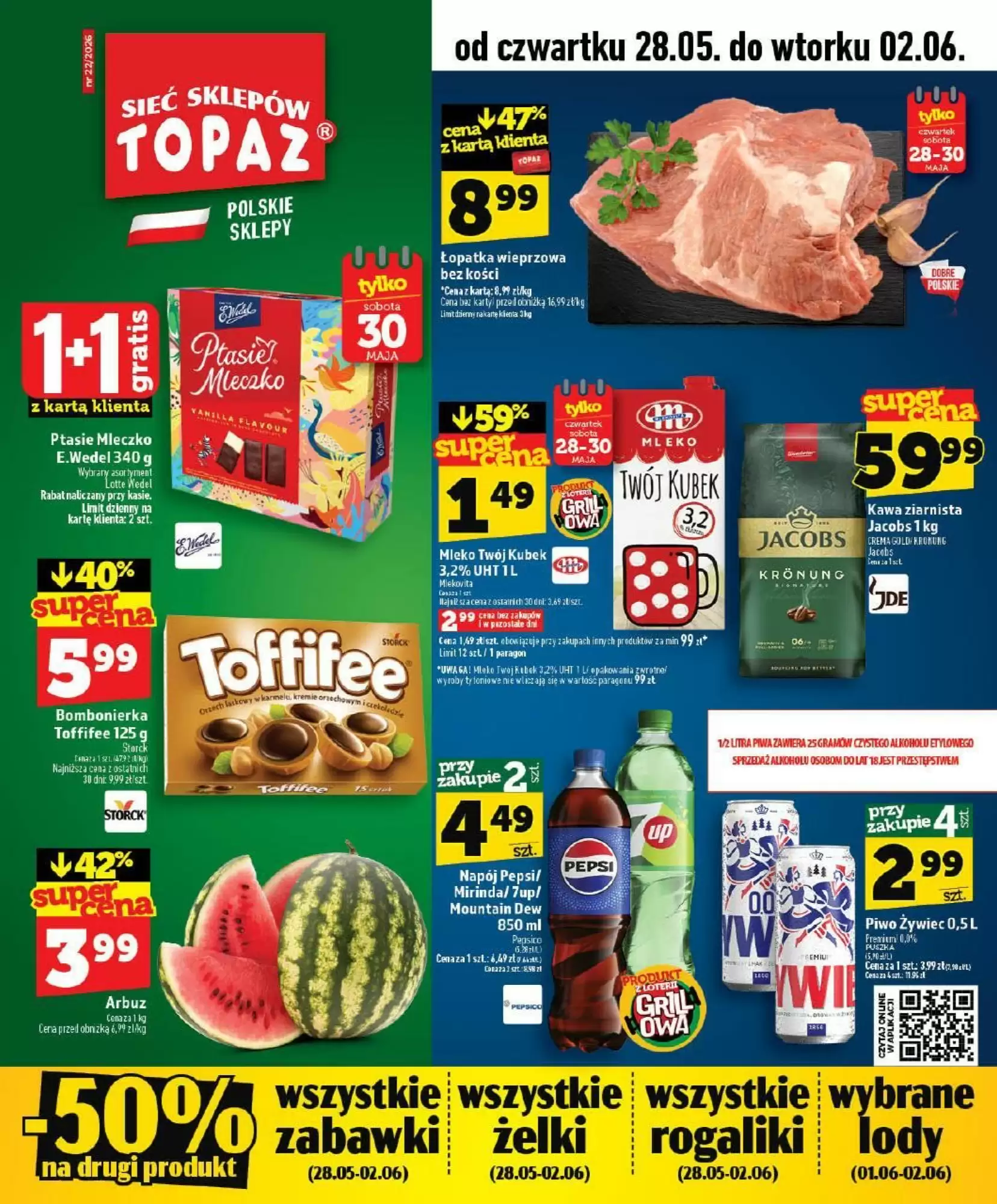 Topaz Gazetka 28.05.2026 - 02.06.2026