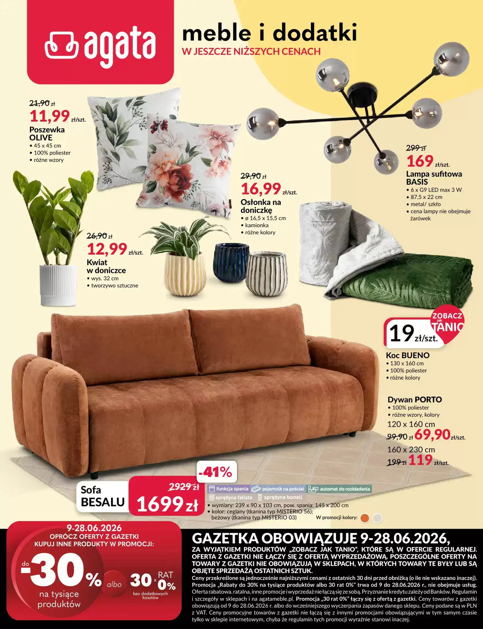 Agata Meble Gazetka 09.06.2026 - 28.06.2026