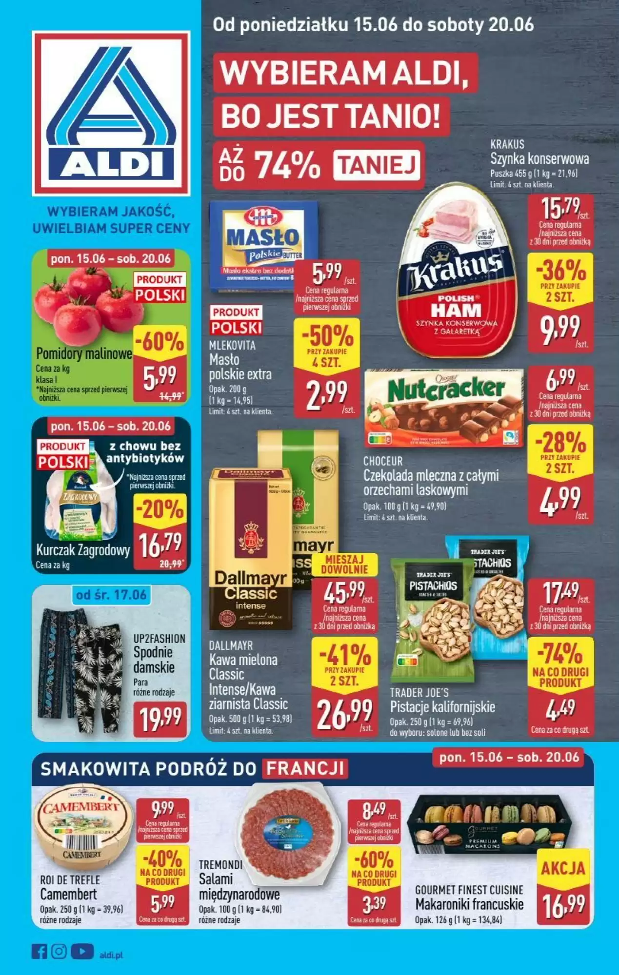 Aldi Gazetka 15.06.2026 - 20.06.2026