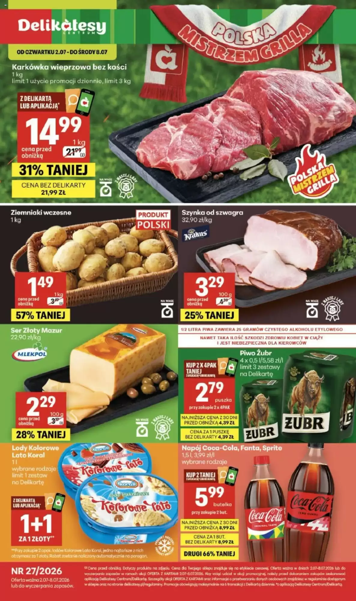 Delikatesy Centrum Gazetka 02.07.2026 - 08.07.2026