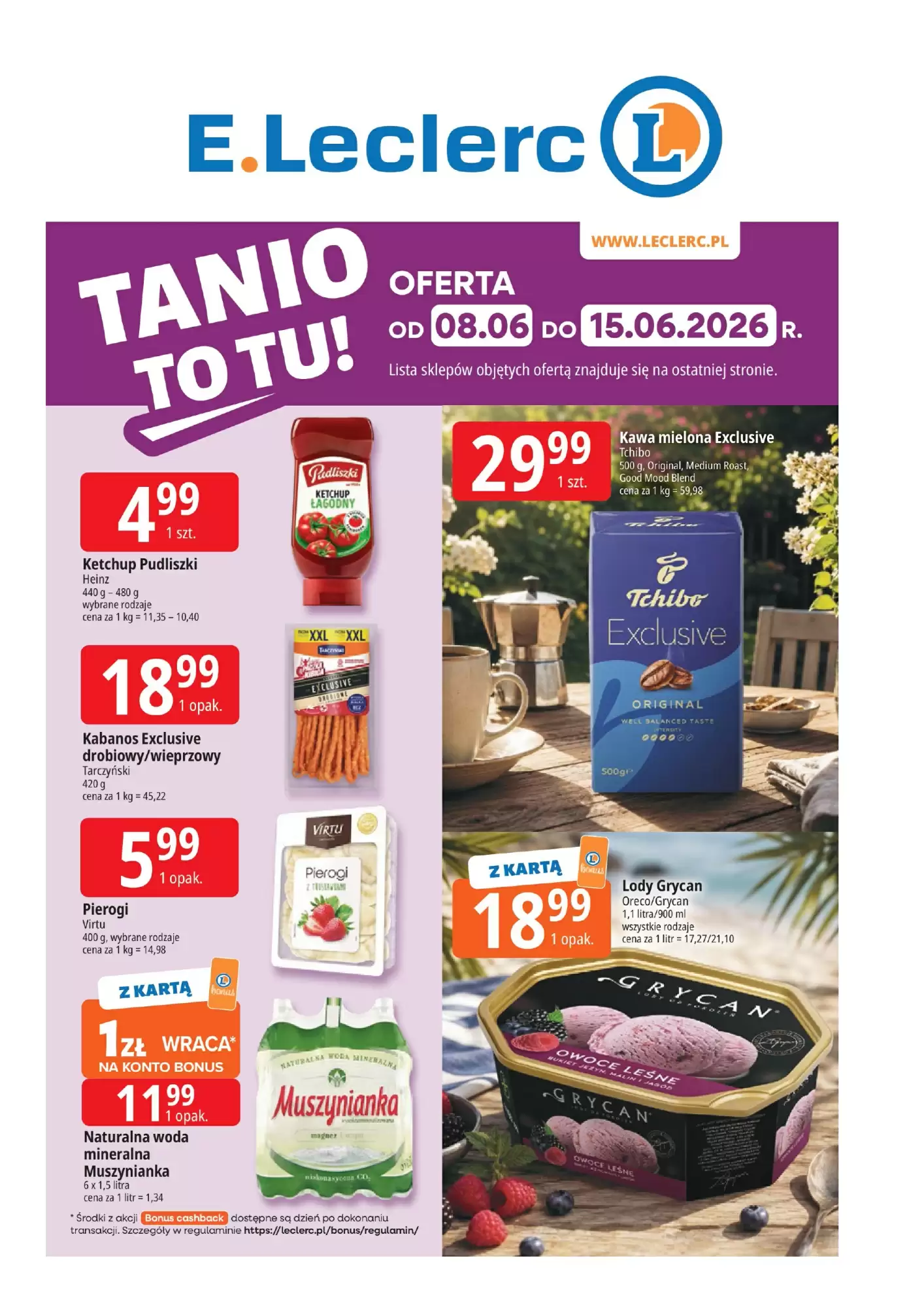 E.Leclerc Gazetka 08.06.2026 - 15.06.2026