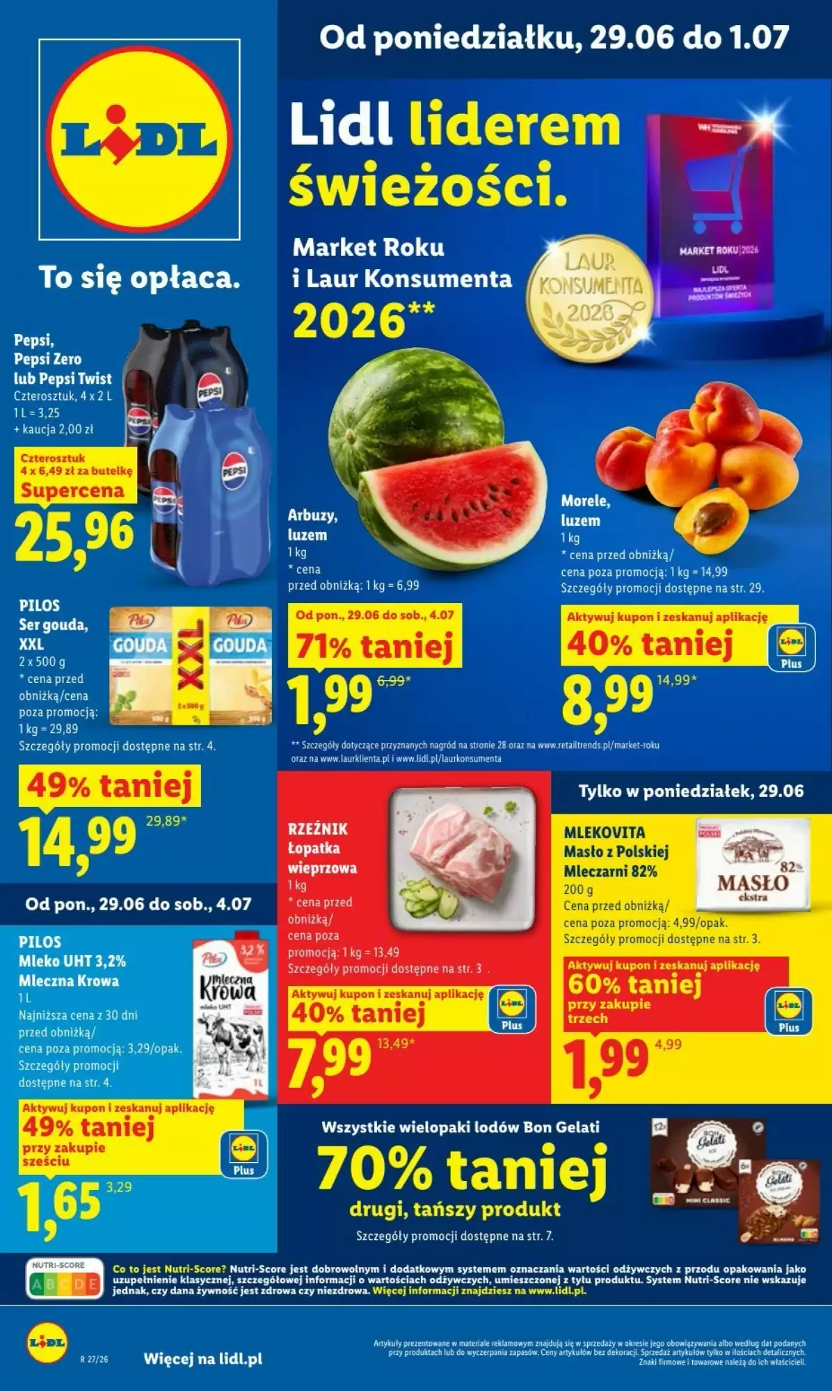 Lidl Gazetka 29.06.2026 - 01.07.2026