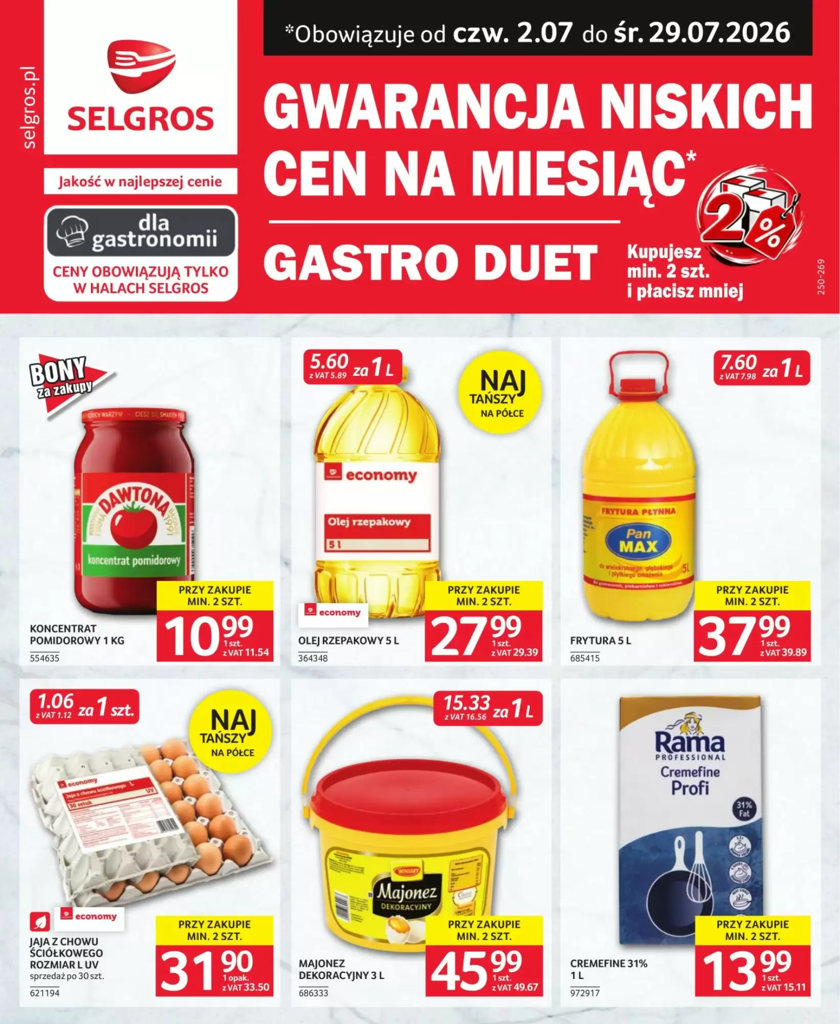 Selgros Gazetka 02.07.2026 - 29.07.2026