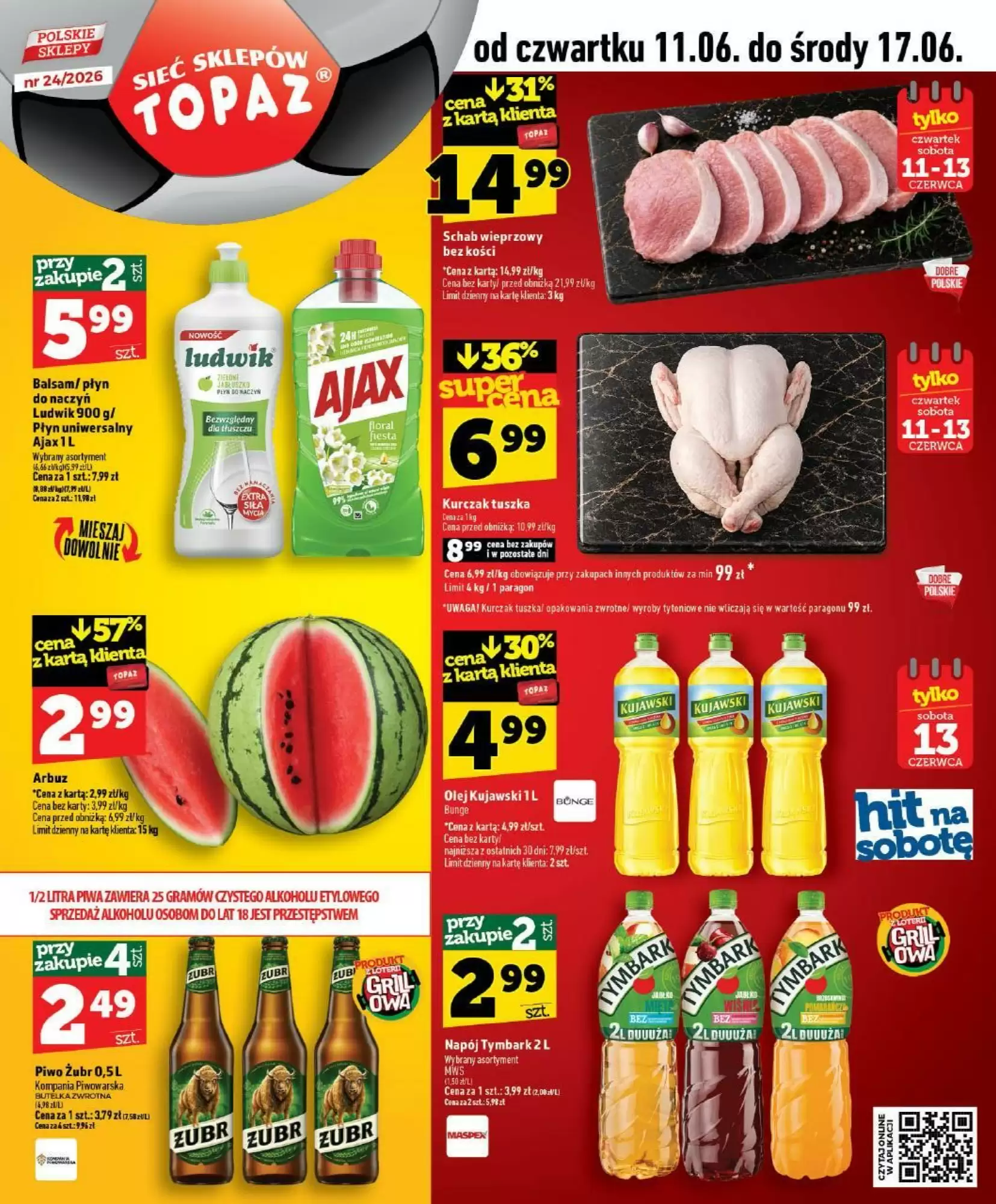 Topaz Gazetka 11.06.2026 - 17.06.2026