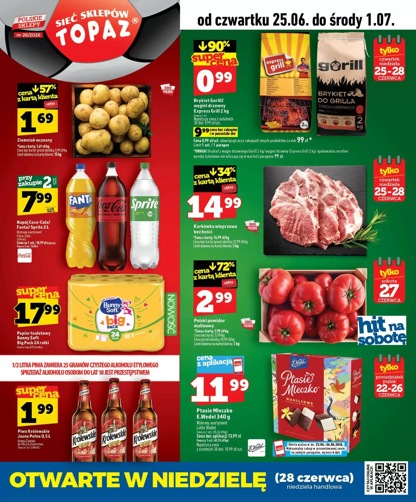 Topaz Gazetka 25.06.2026 - 01.07.2026