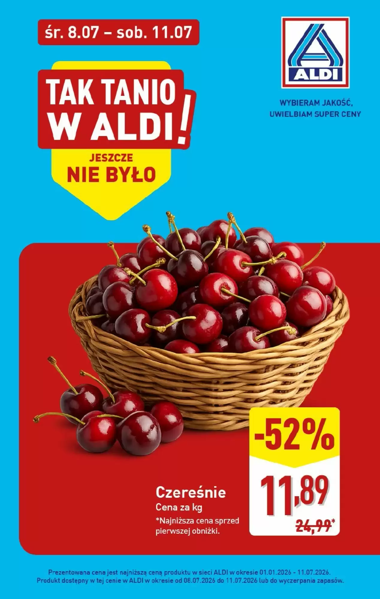 Aldi Gazetka 08.07.2026 - 11.07.2026