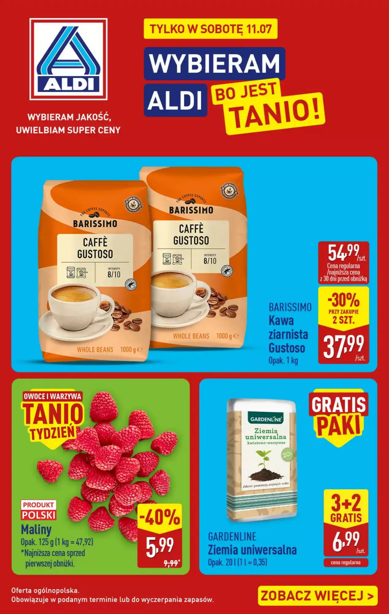 Aldi Gazetka 11.07.2026 - 11.07.2026