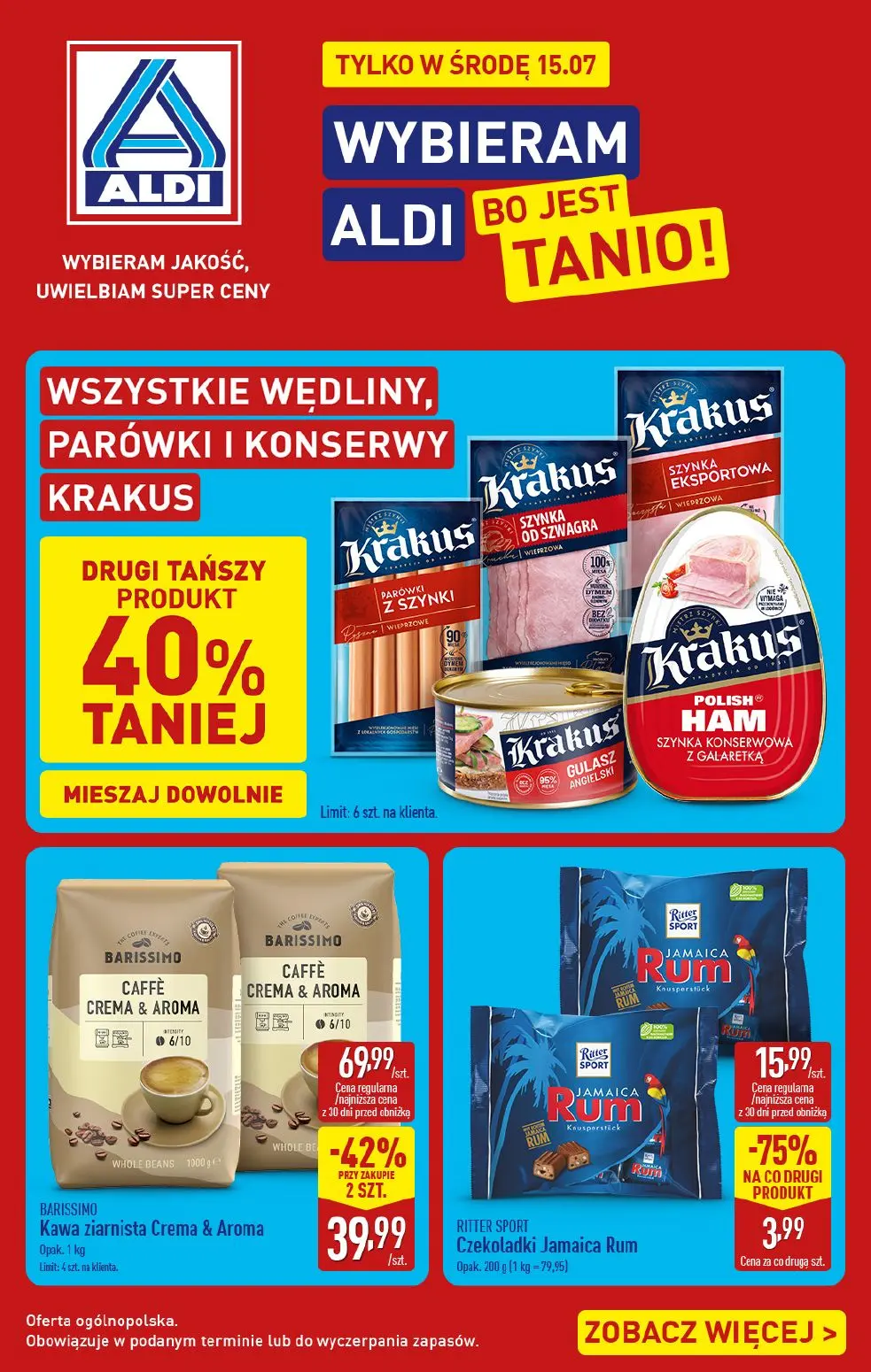 ALDI Gazetka 15.07.2026 - 15.07.2026