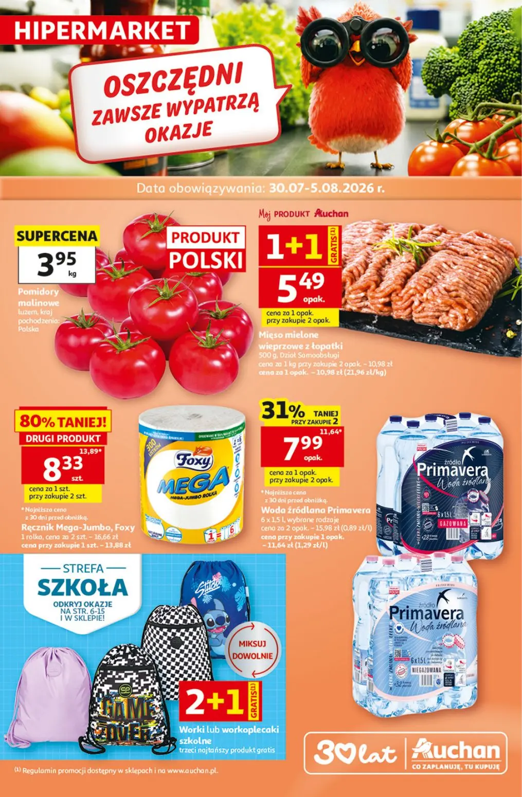 Auchan Gazetka 30.07.2026 - 05.08.2026