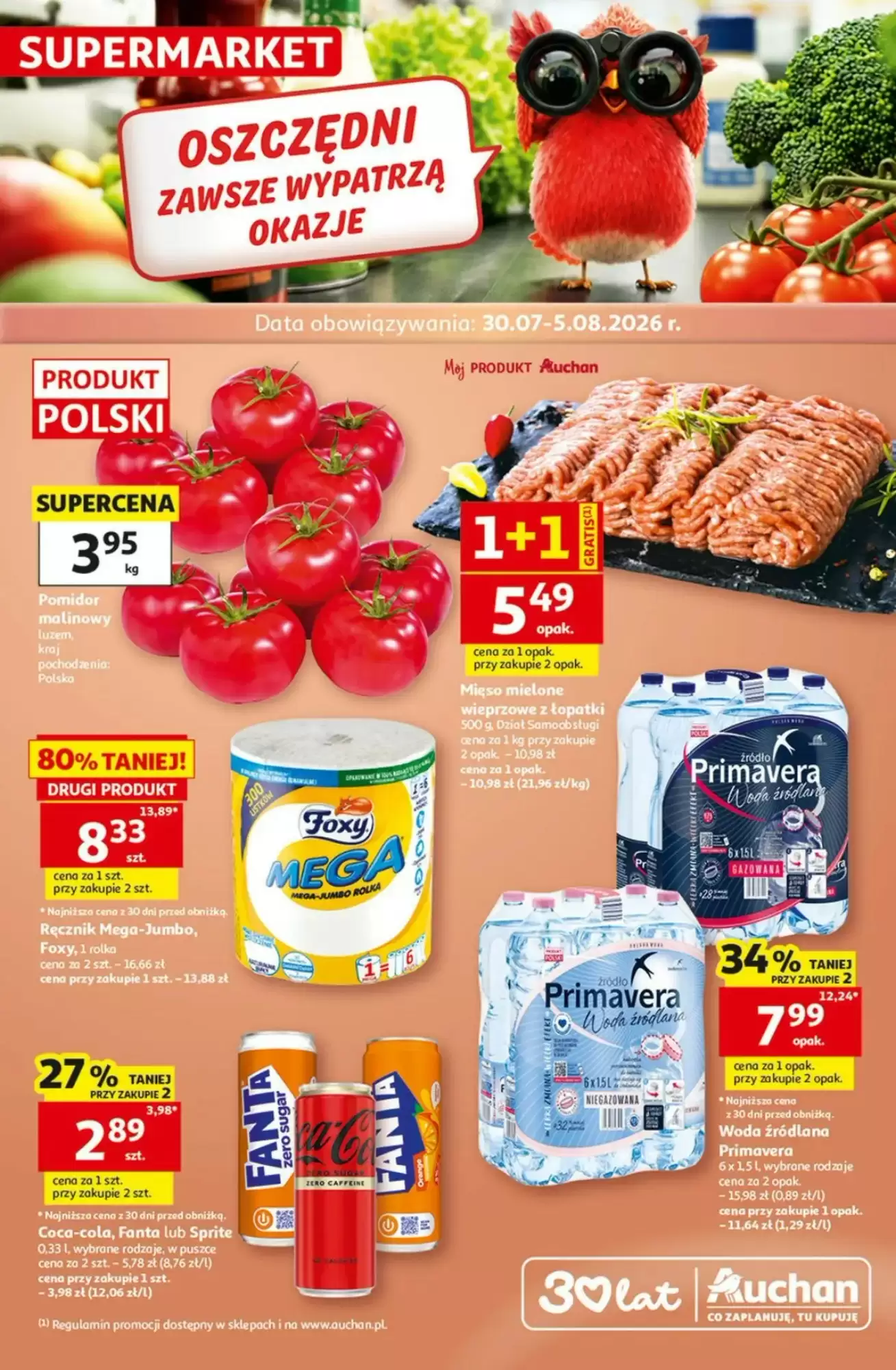Auchan Gazetka 30.07.2026 - 05.08.2026