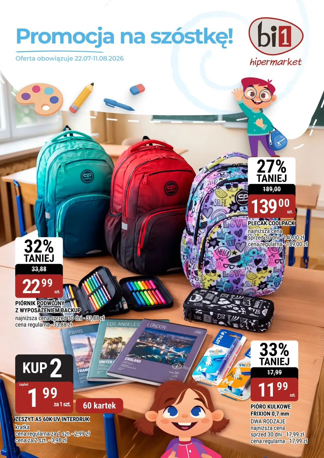 Bi1 Gazetka 22.07.2026 - 11.08.2026