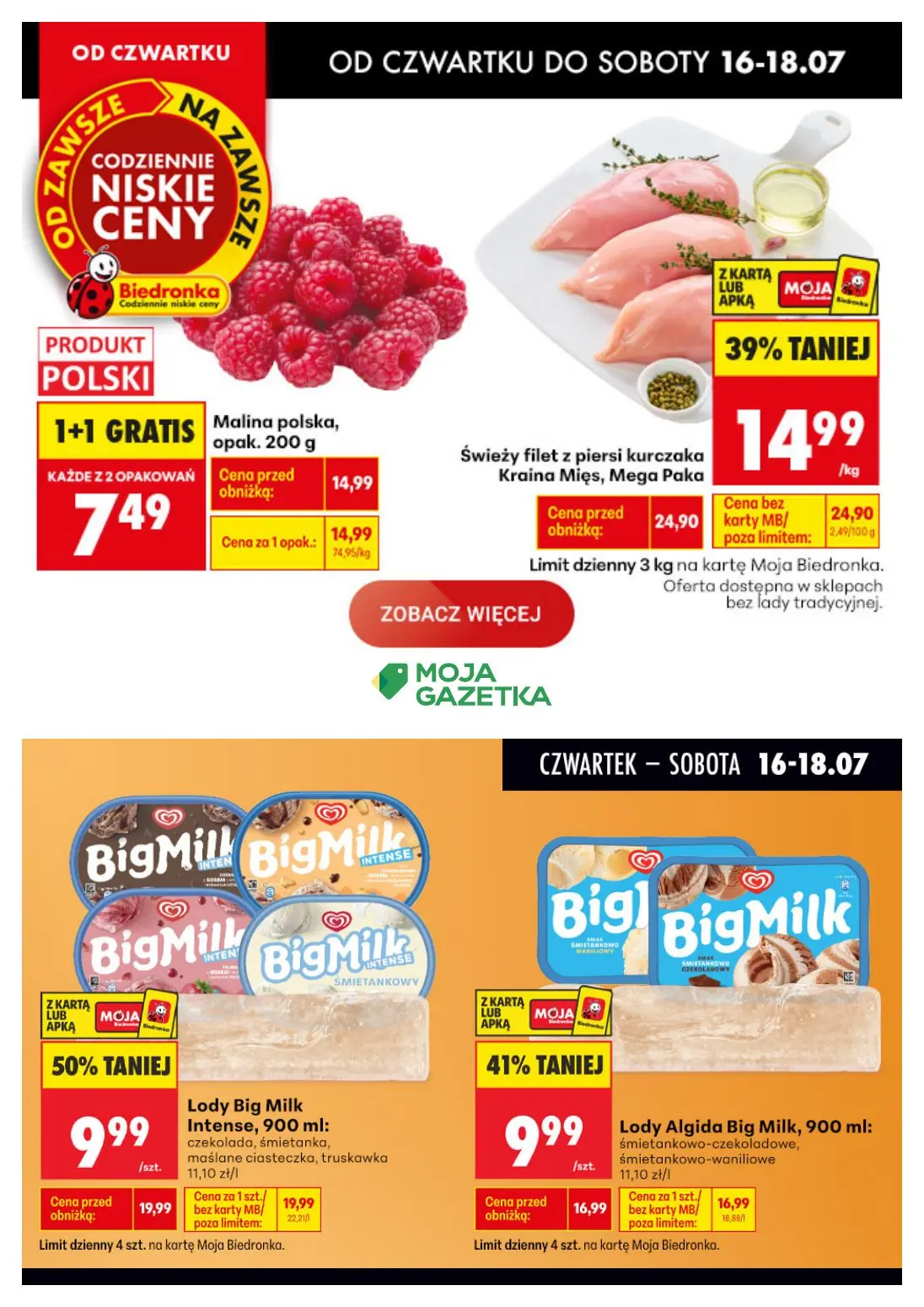 Biedronka Gazetka 16.07.2026 - 18.07.2026
