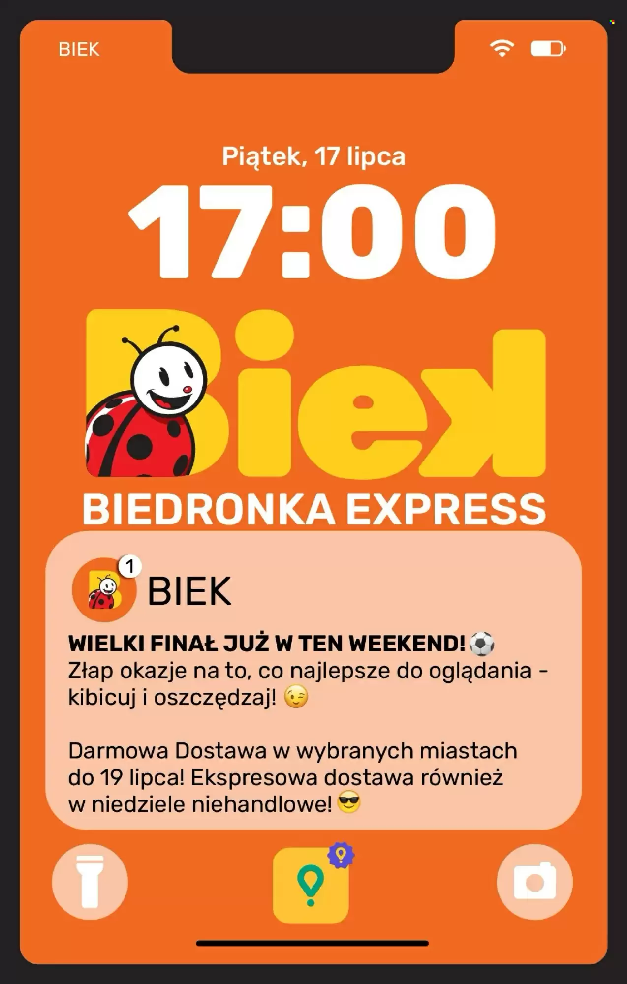 Biedronka Gazetka 17.07.2026 - 19.07.2026