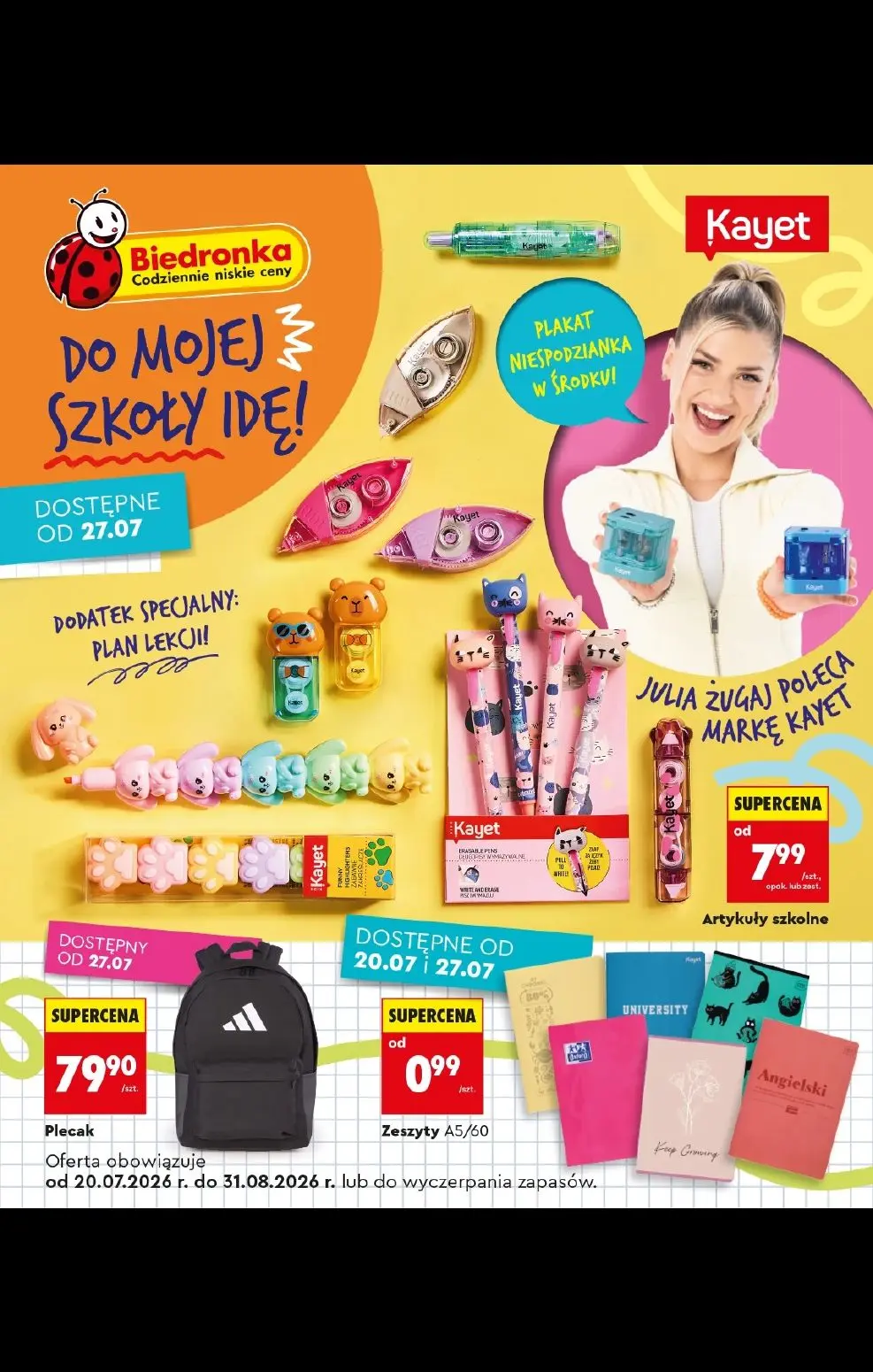 Biedronka Gazetka 20.07.2026 - 31.08.2026