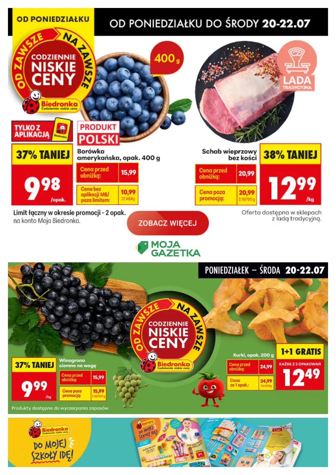 Biedronka Gazetka 20.07.2026 - 22.07.2026