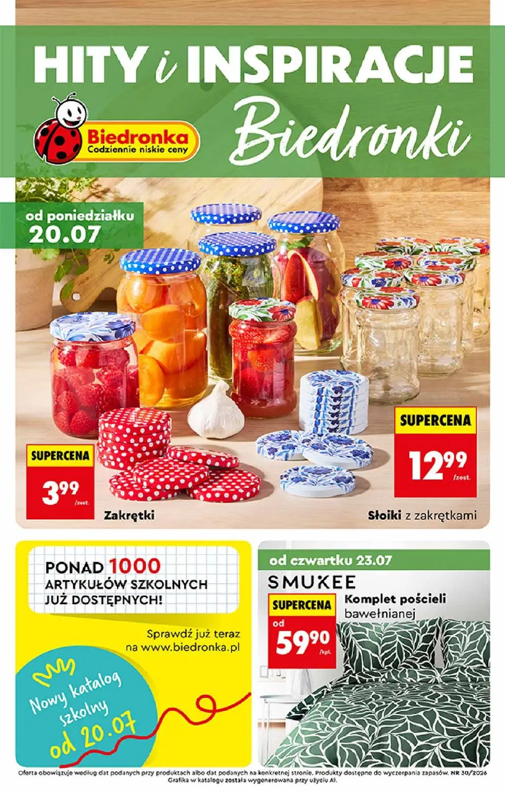 Biedronka Gazetka 20.07.2026 - 01.08.2026